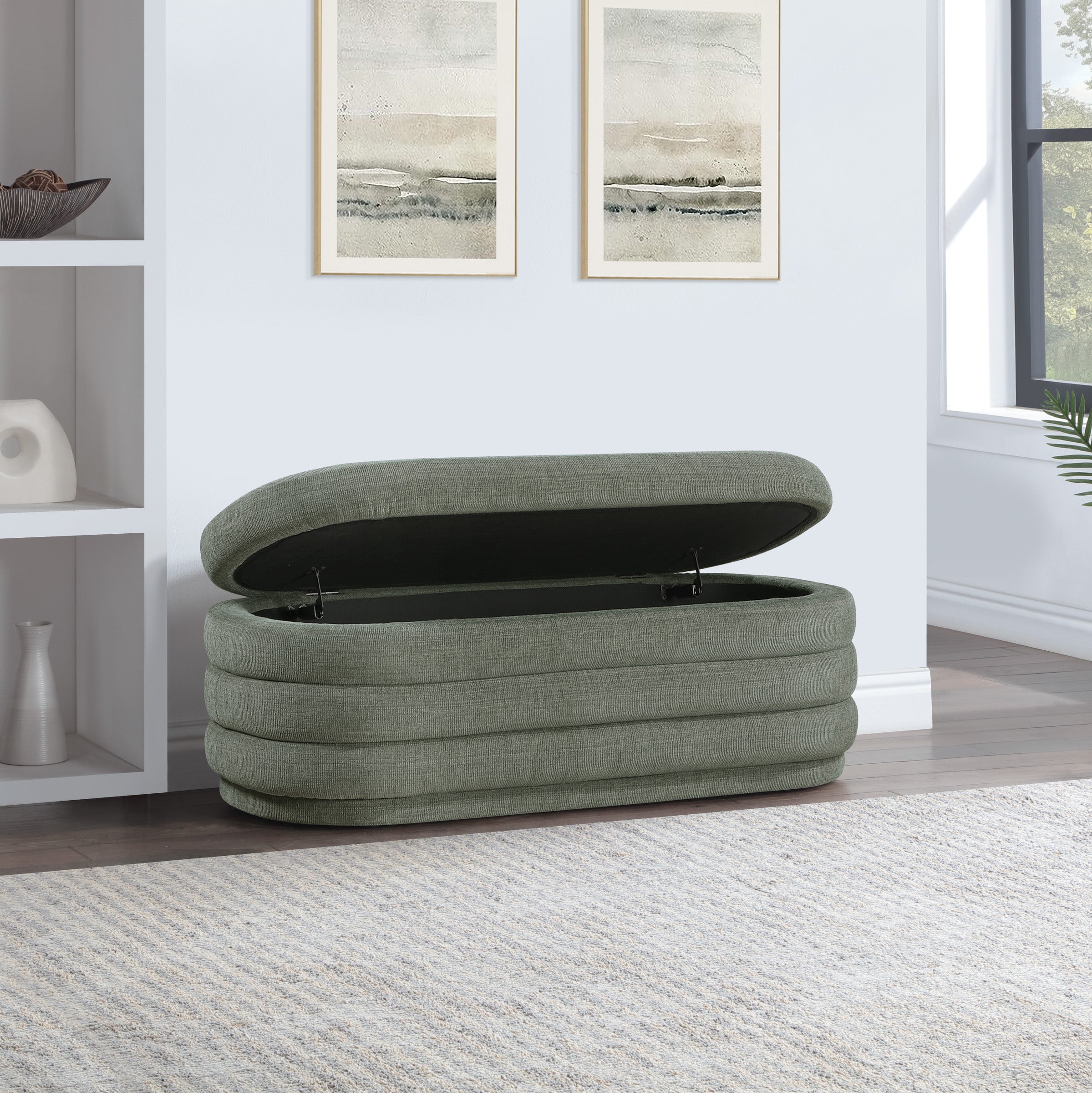 Clifford Storage Bench - Spruce