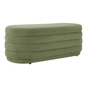 Clifford Storage Bench - Moss