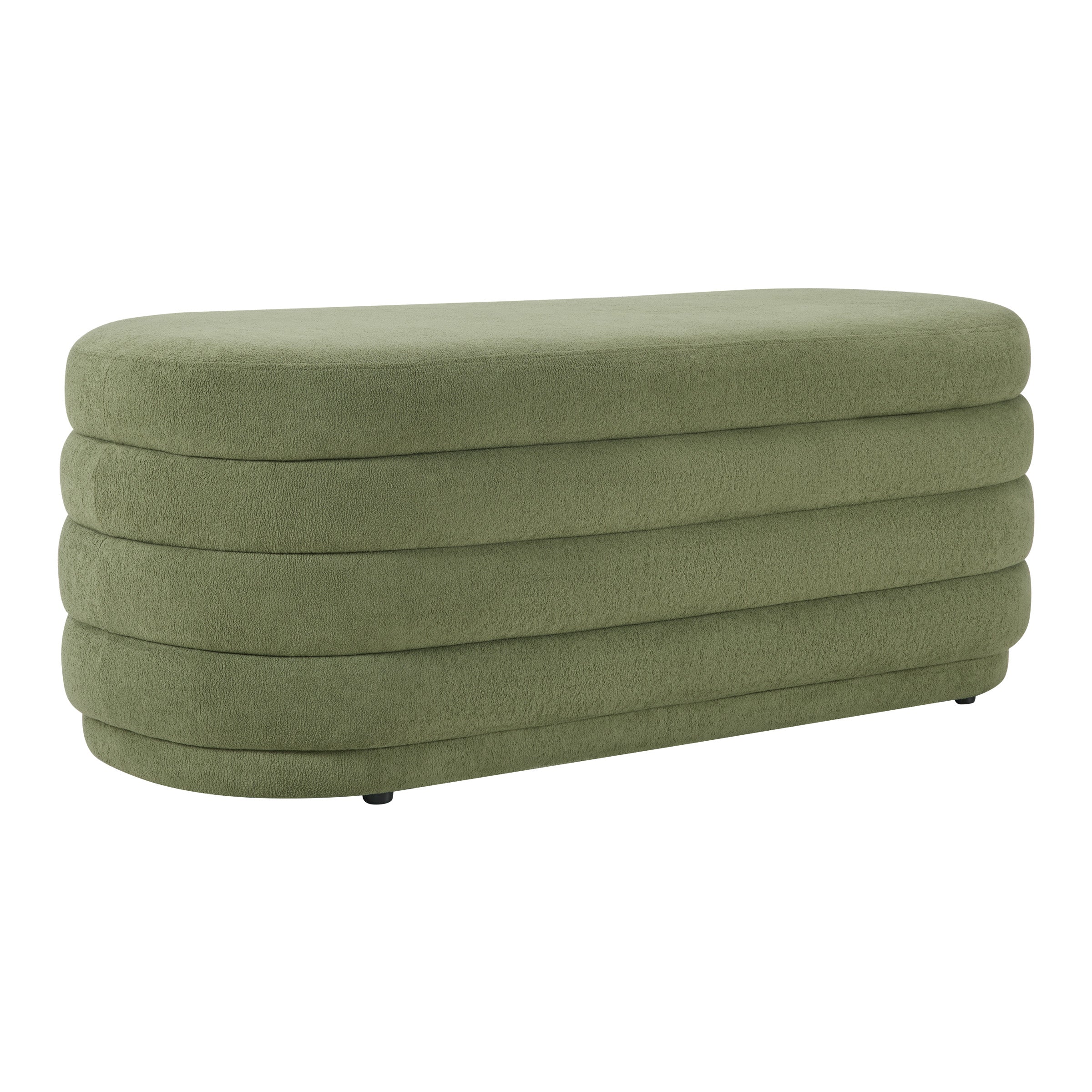 Clifford Storage Bench - Moss