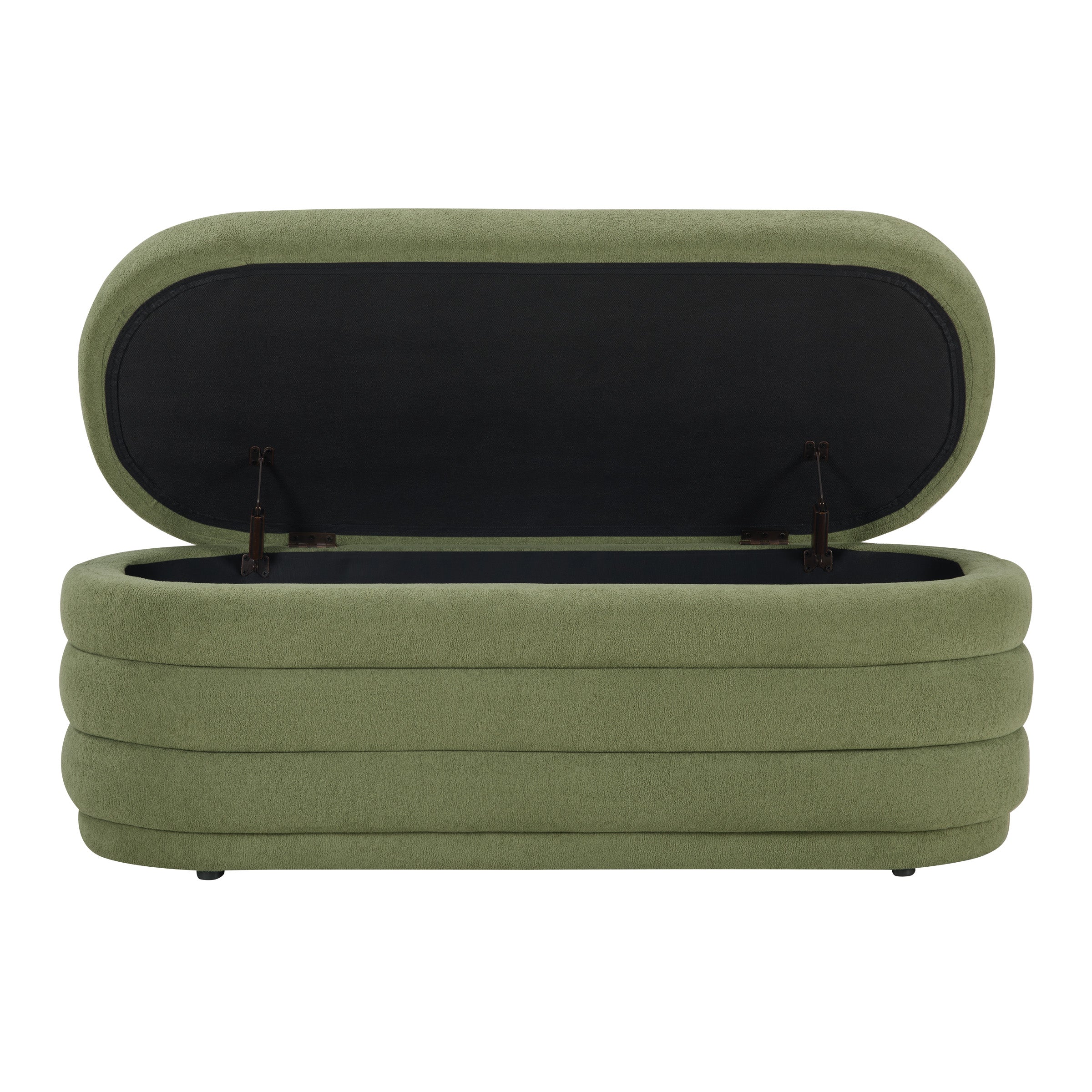 Clifford Storage Bench - Moss