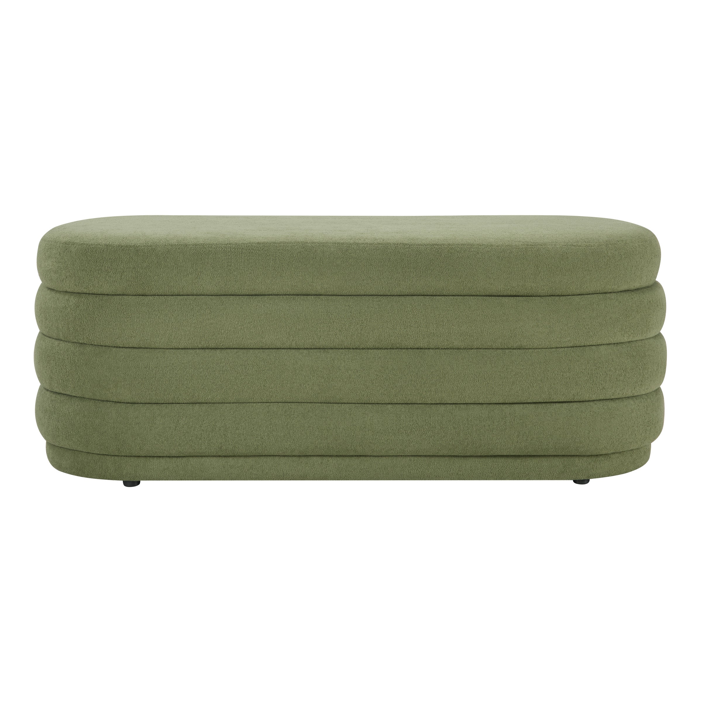 Clifford Storage Bench - Moss