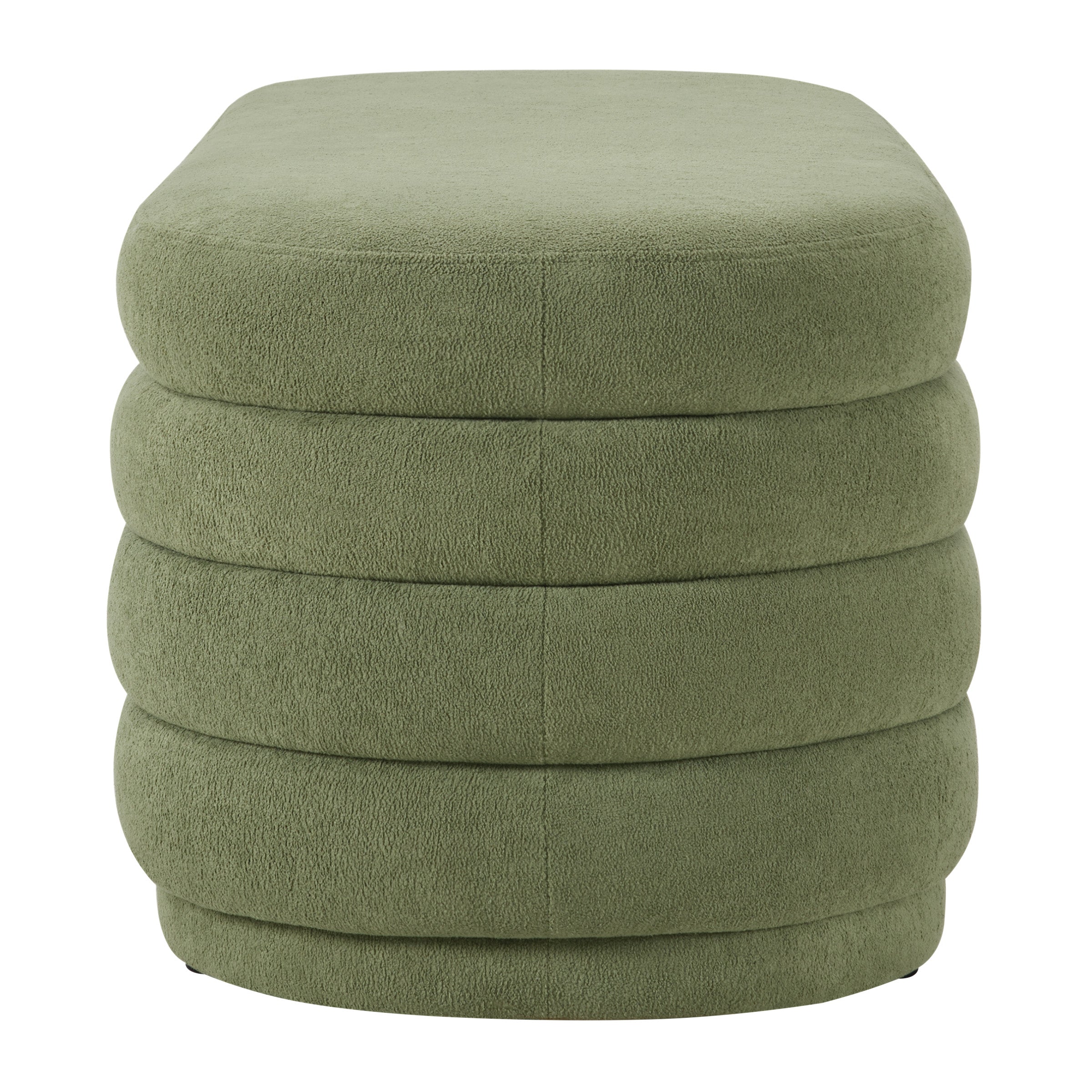 Clifford Storage Bench - Moss