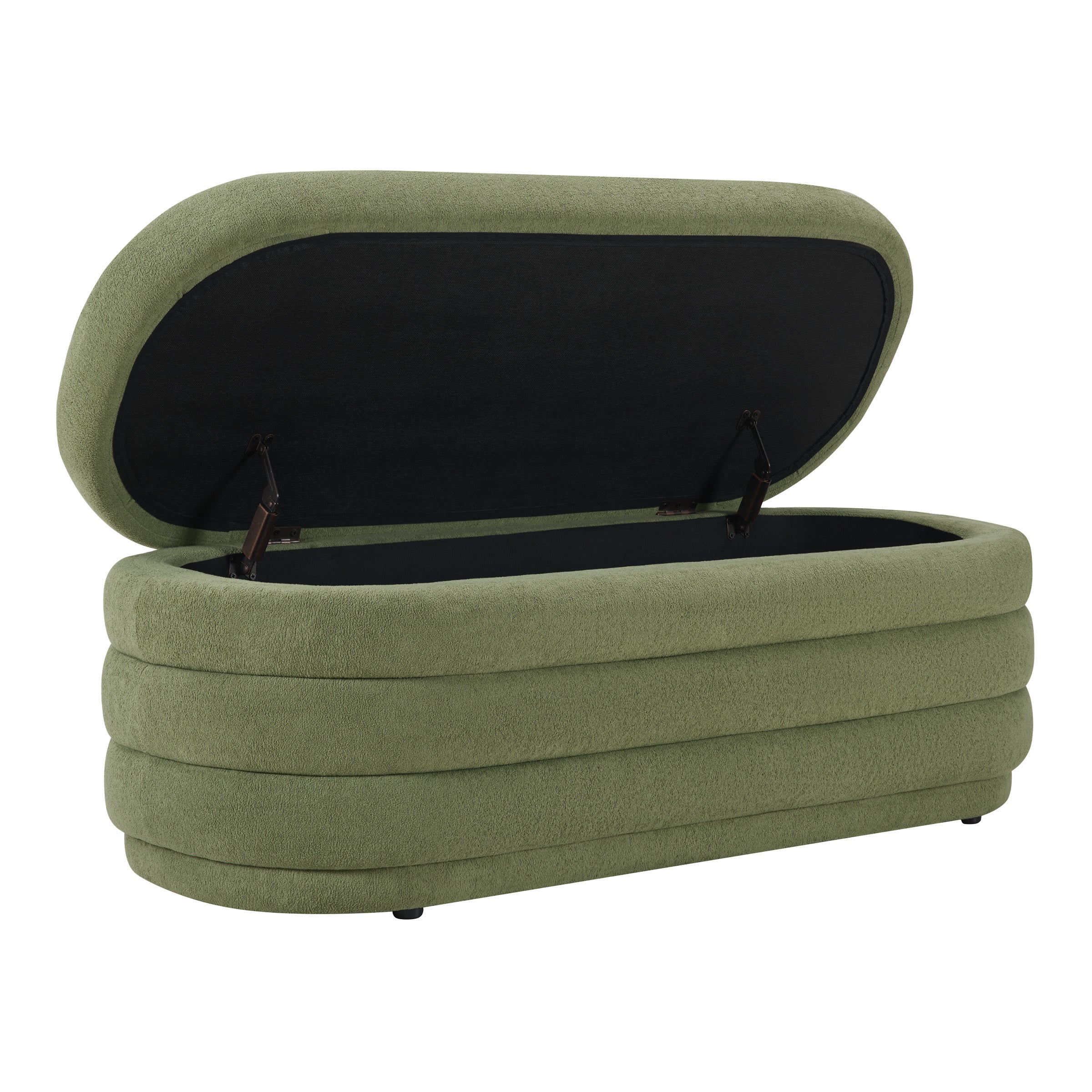 Clifford Storage Bench - Moss