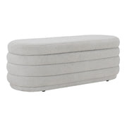 Clifford Storage Bench - Fog