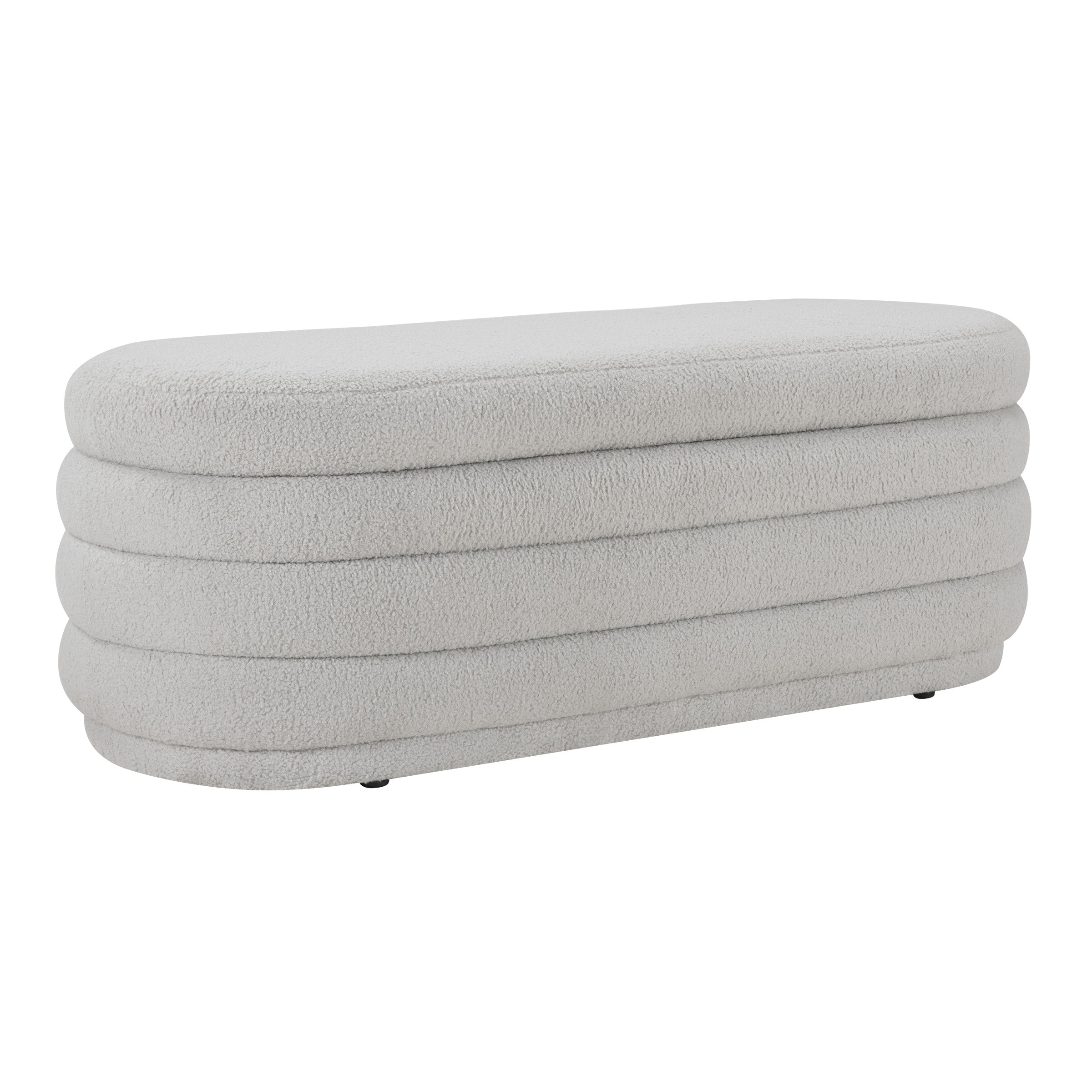 Clifford Storage Bench - Fog