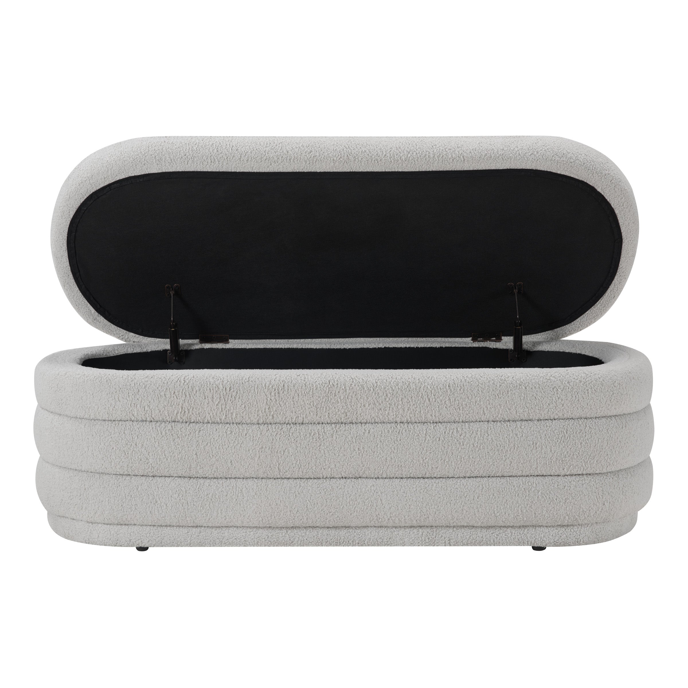Clifford Storage Bench - Fog
