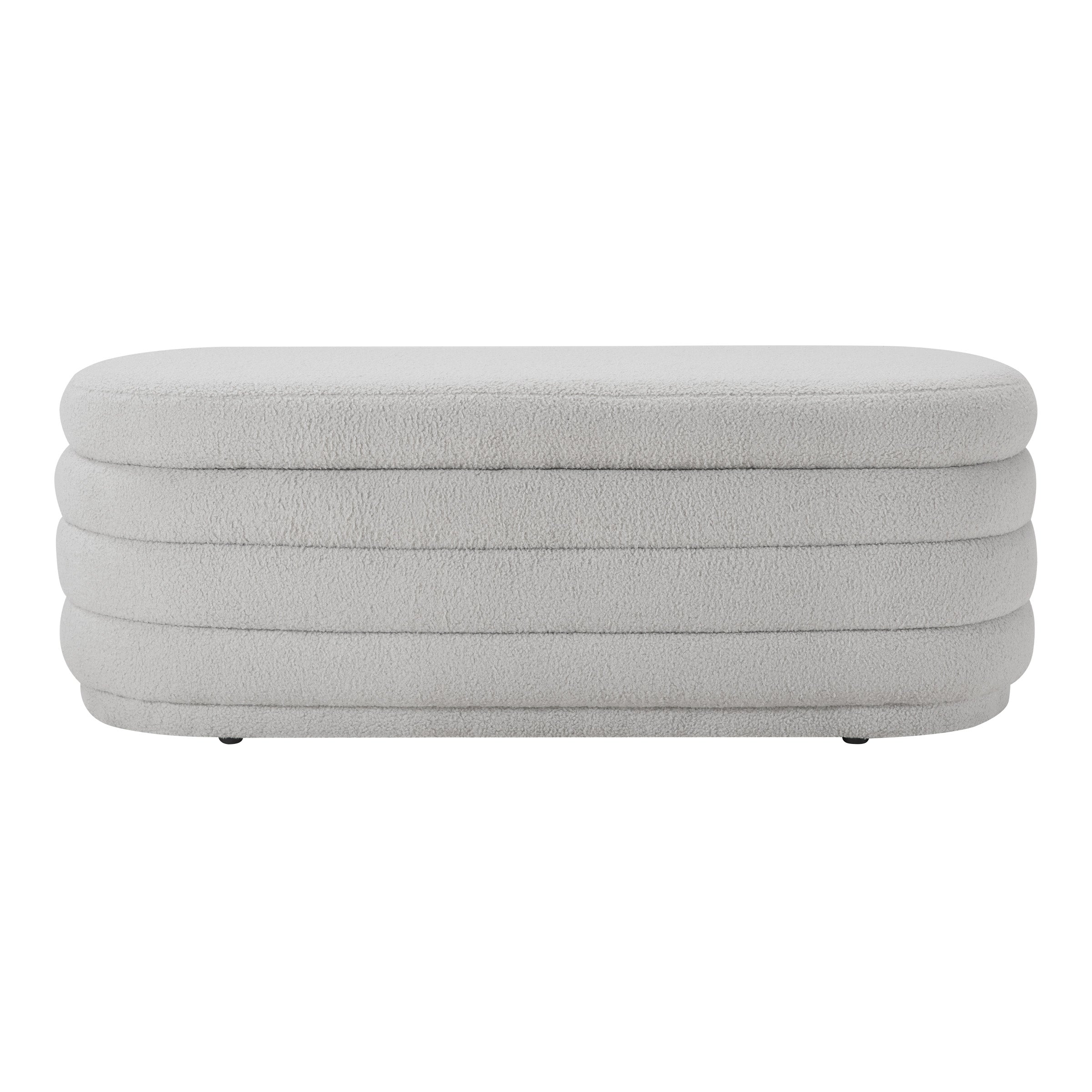 Clifford Storage Bench - Fog