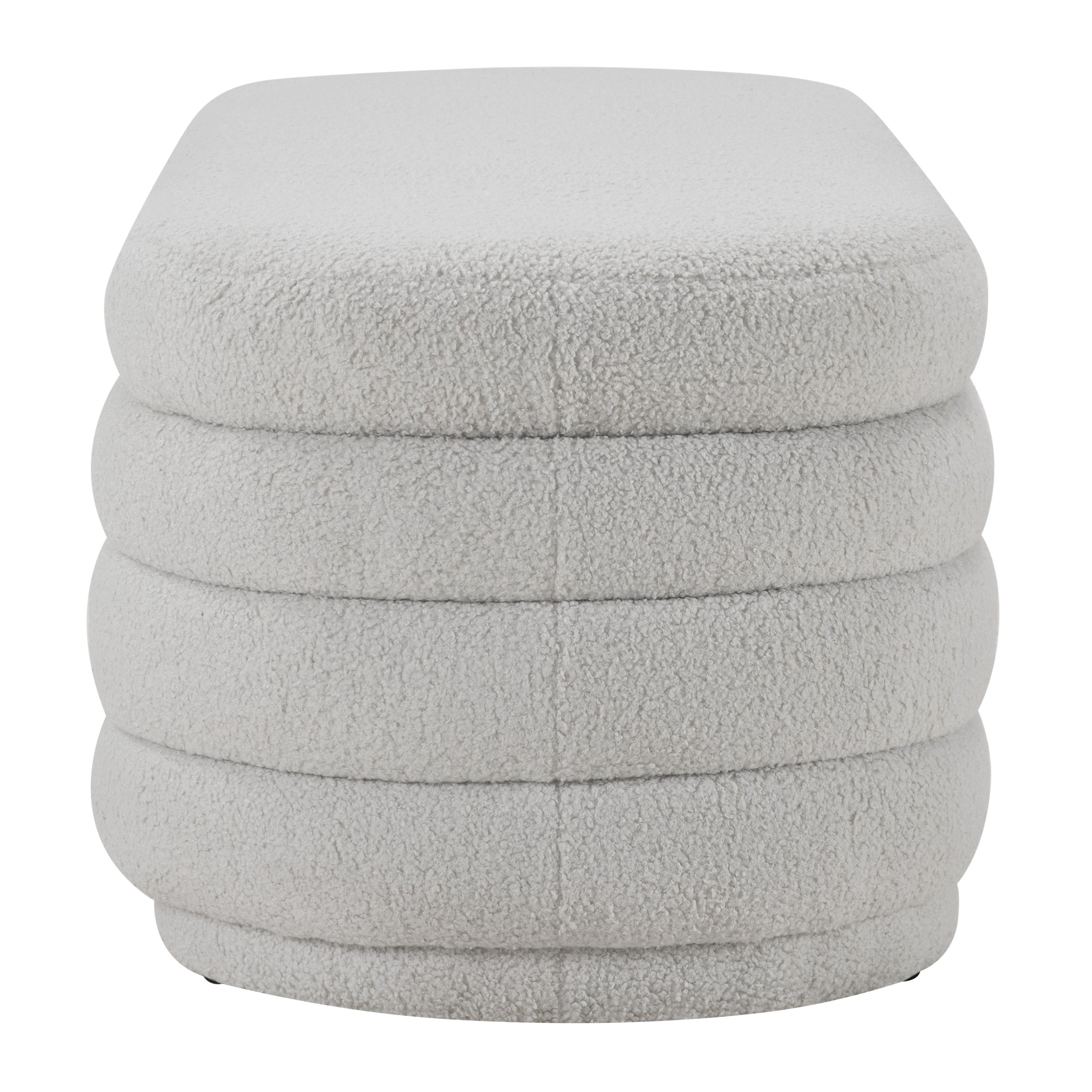 Clifford Storage Bench - Fog