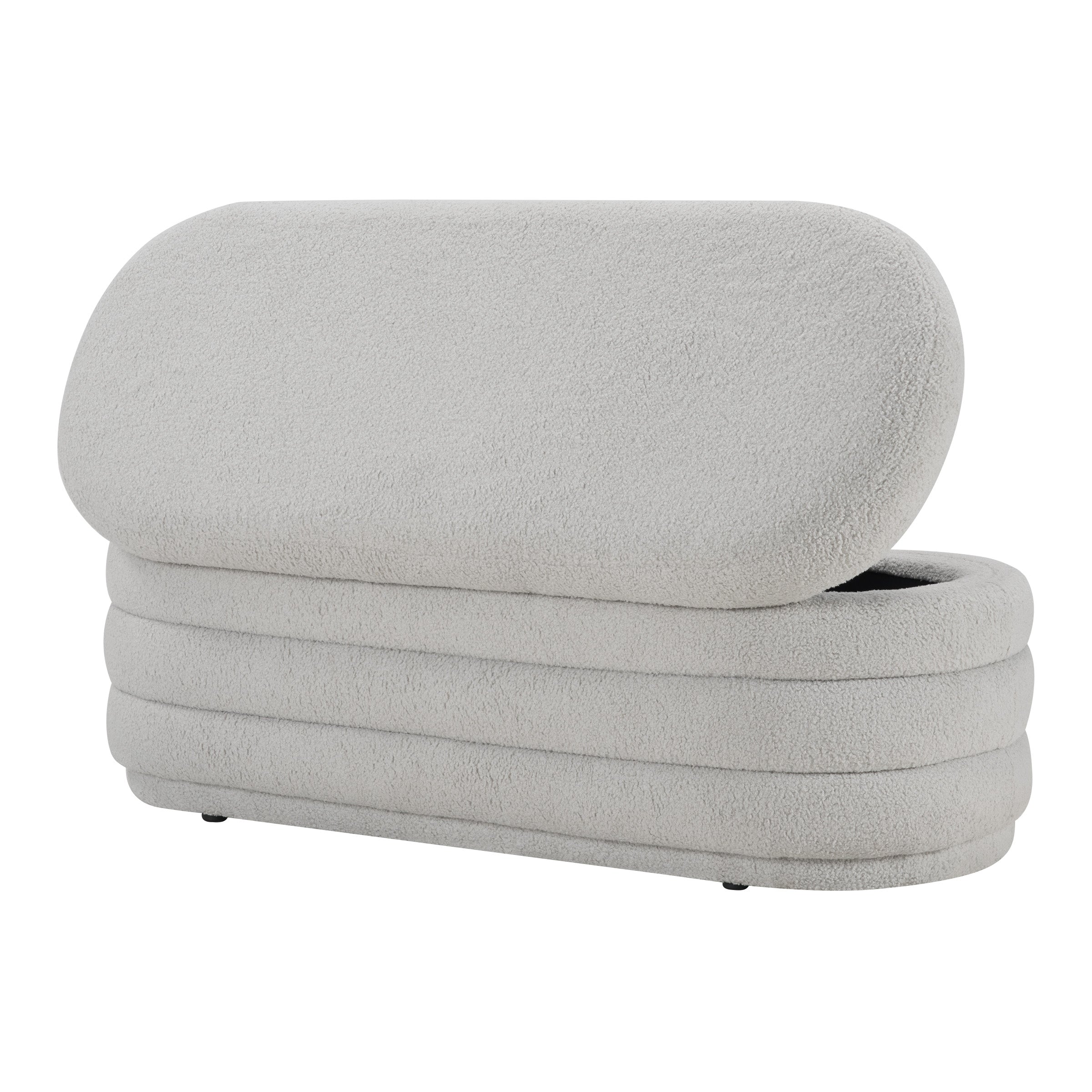 Clifford Storage Bench - Fog