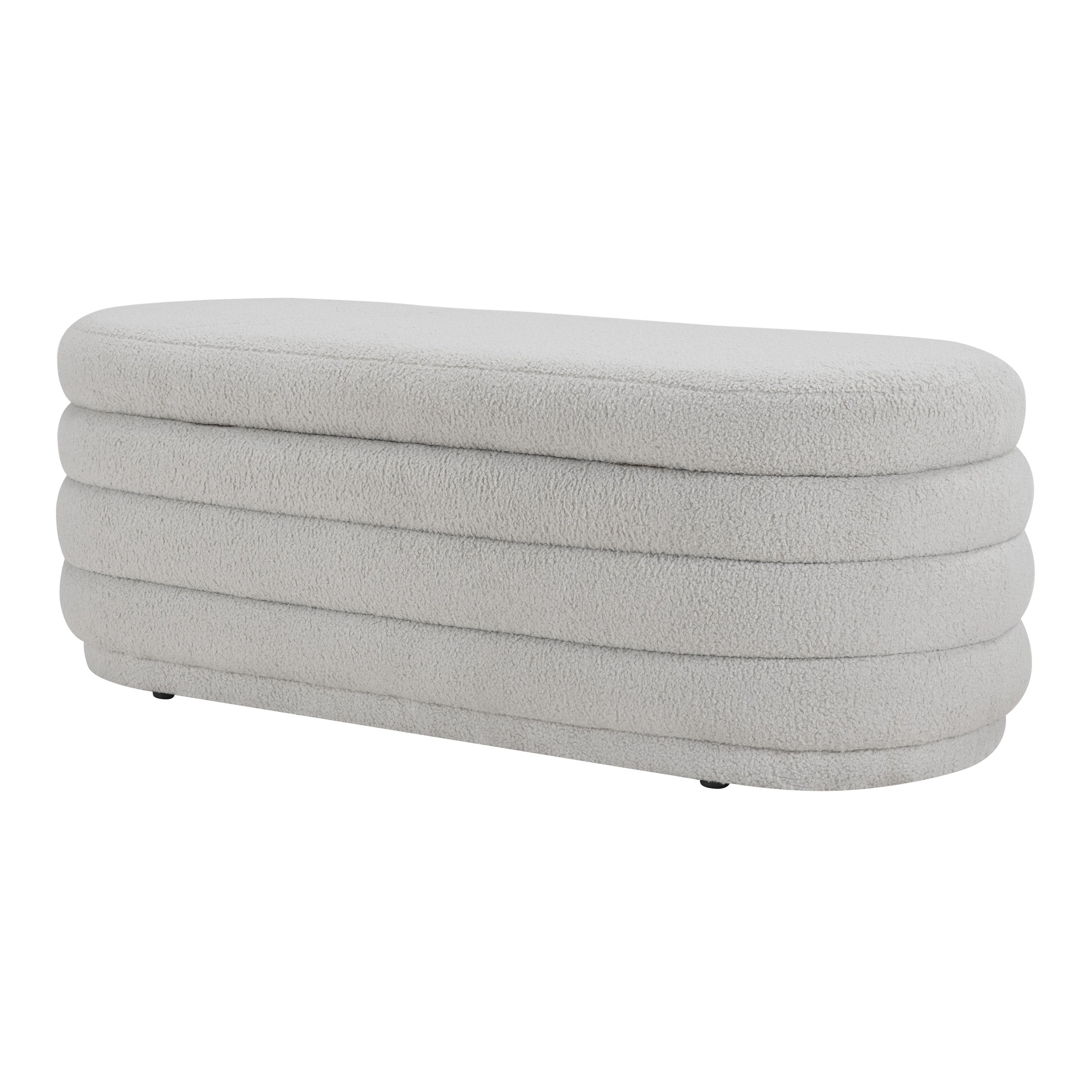 Clifford Storage Bench - Fog
