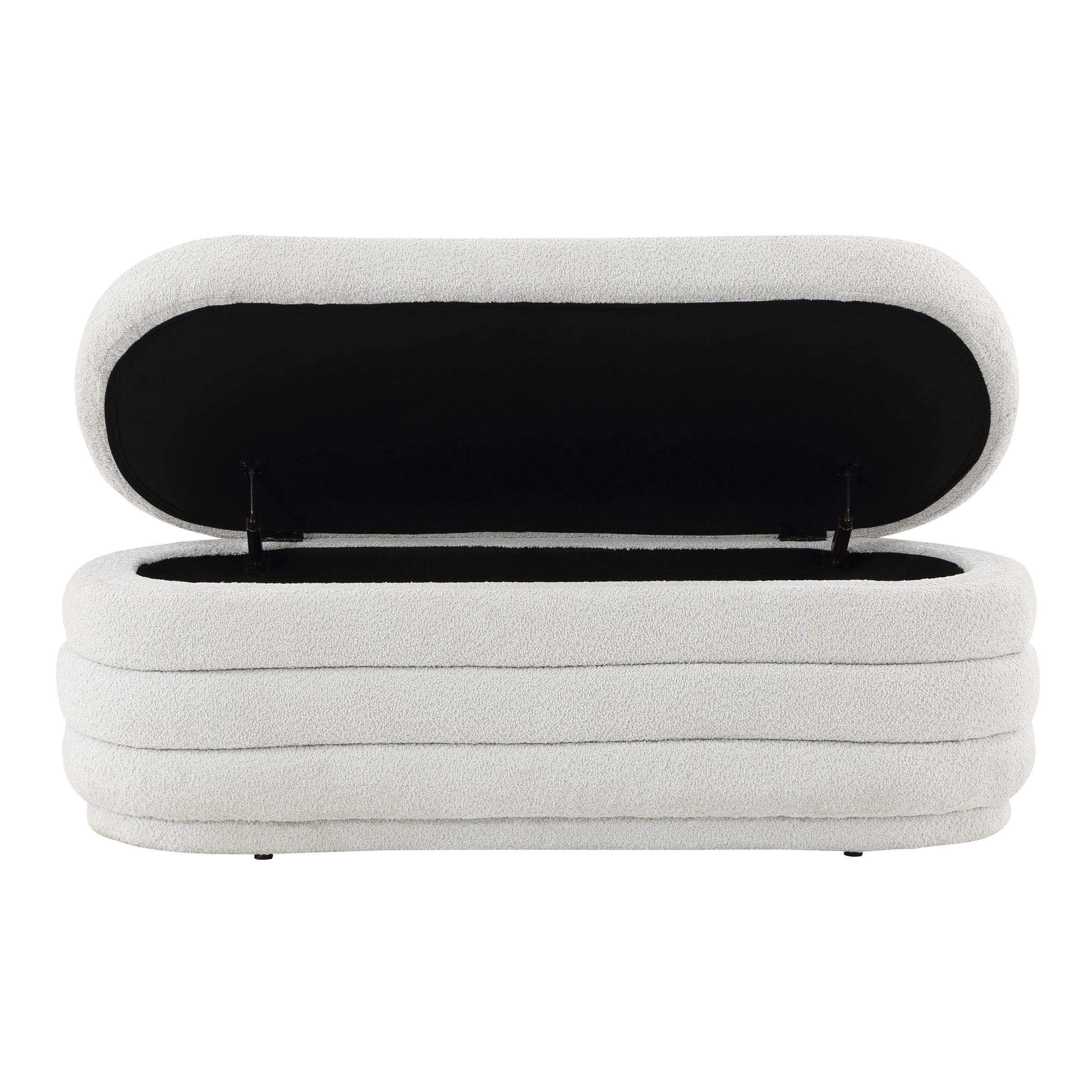 Clifford Storage Bench - Parchment Sherpa