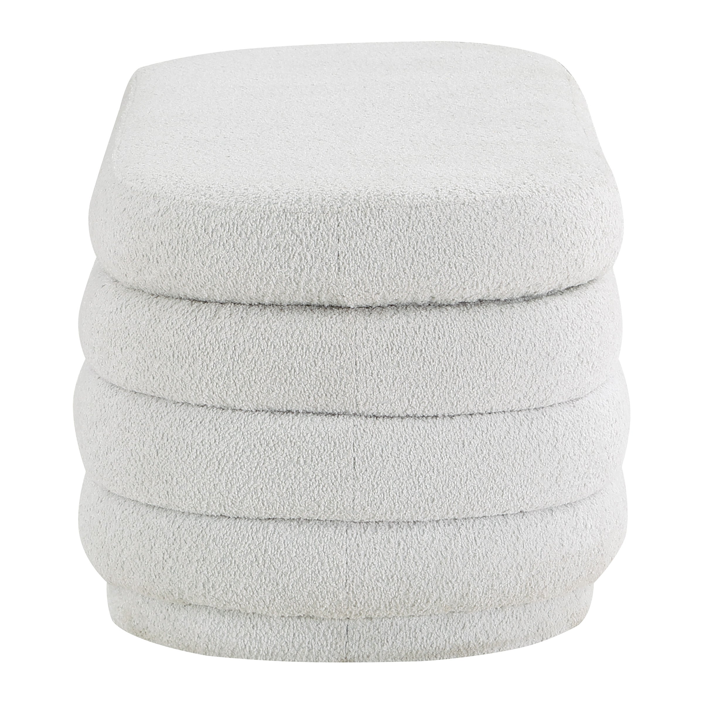 Clifford Storage Bench - Parchment Sherpa