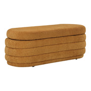 Clifford Storage Bench - Medallion Sherpa