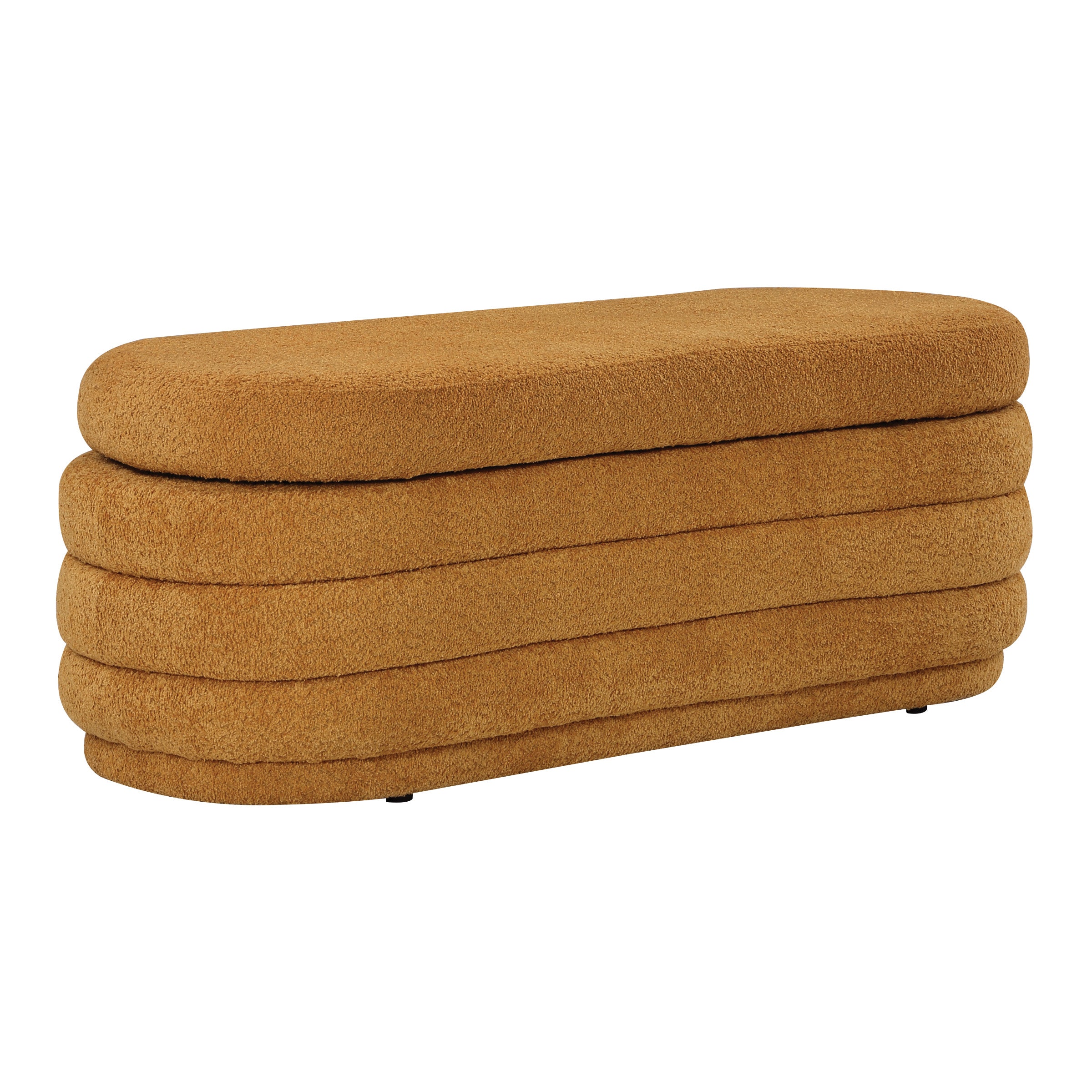 Clifford Storage Bench - Medallion Sherpa