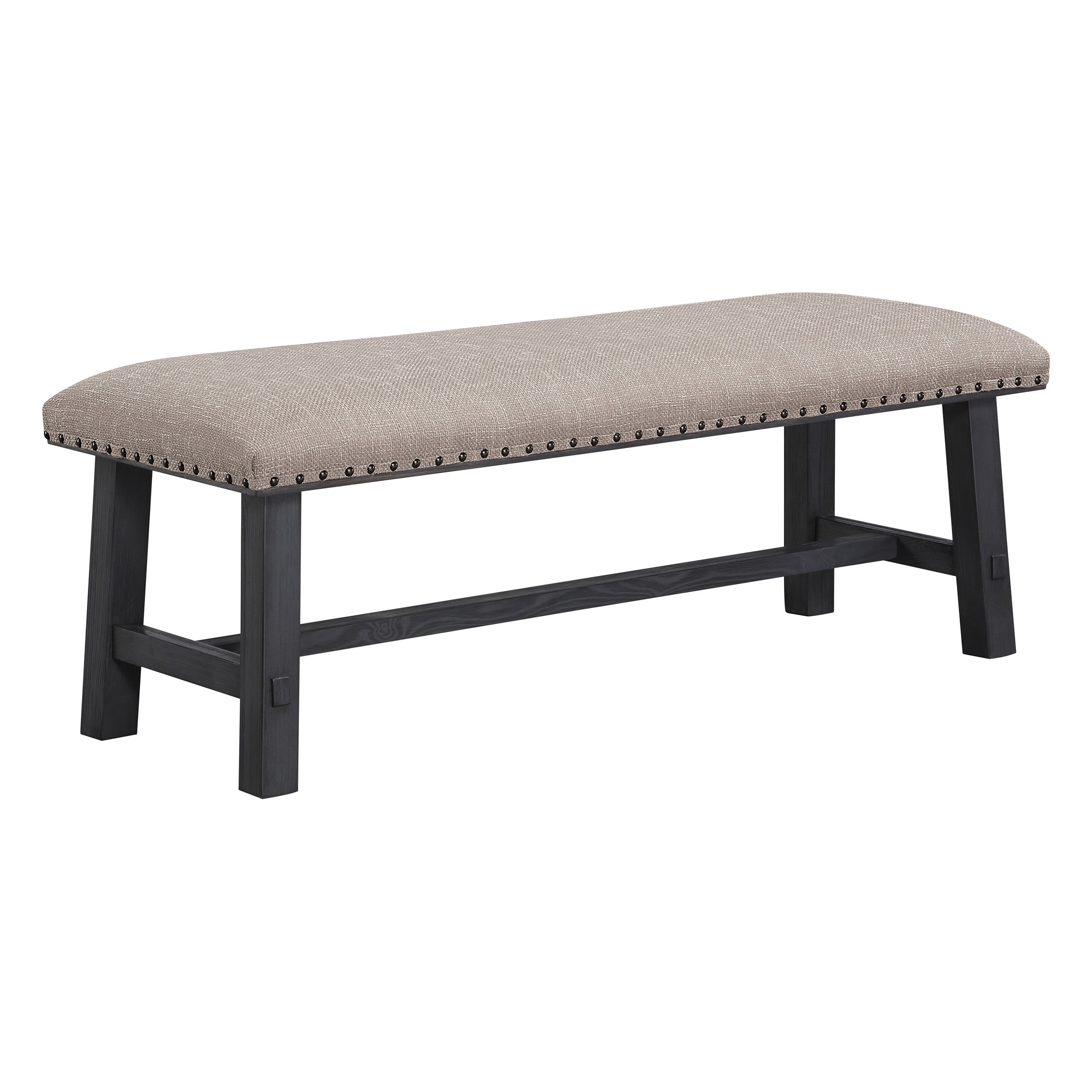 Callen Bench - Grey, Antique Grey base
