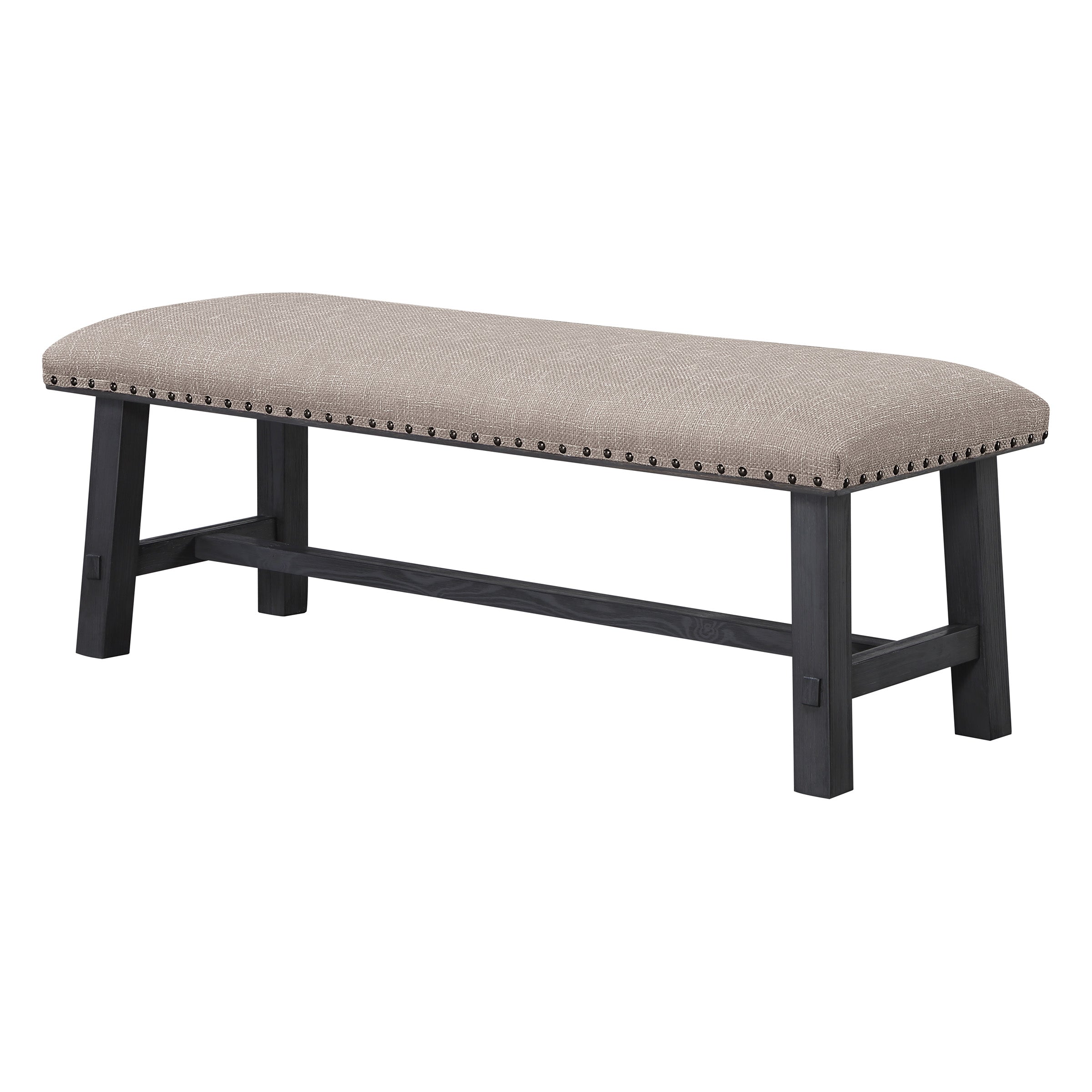 Callen Bench - Grey, Antique Grey base