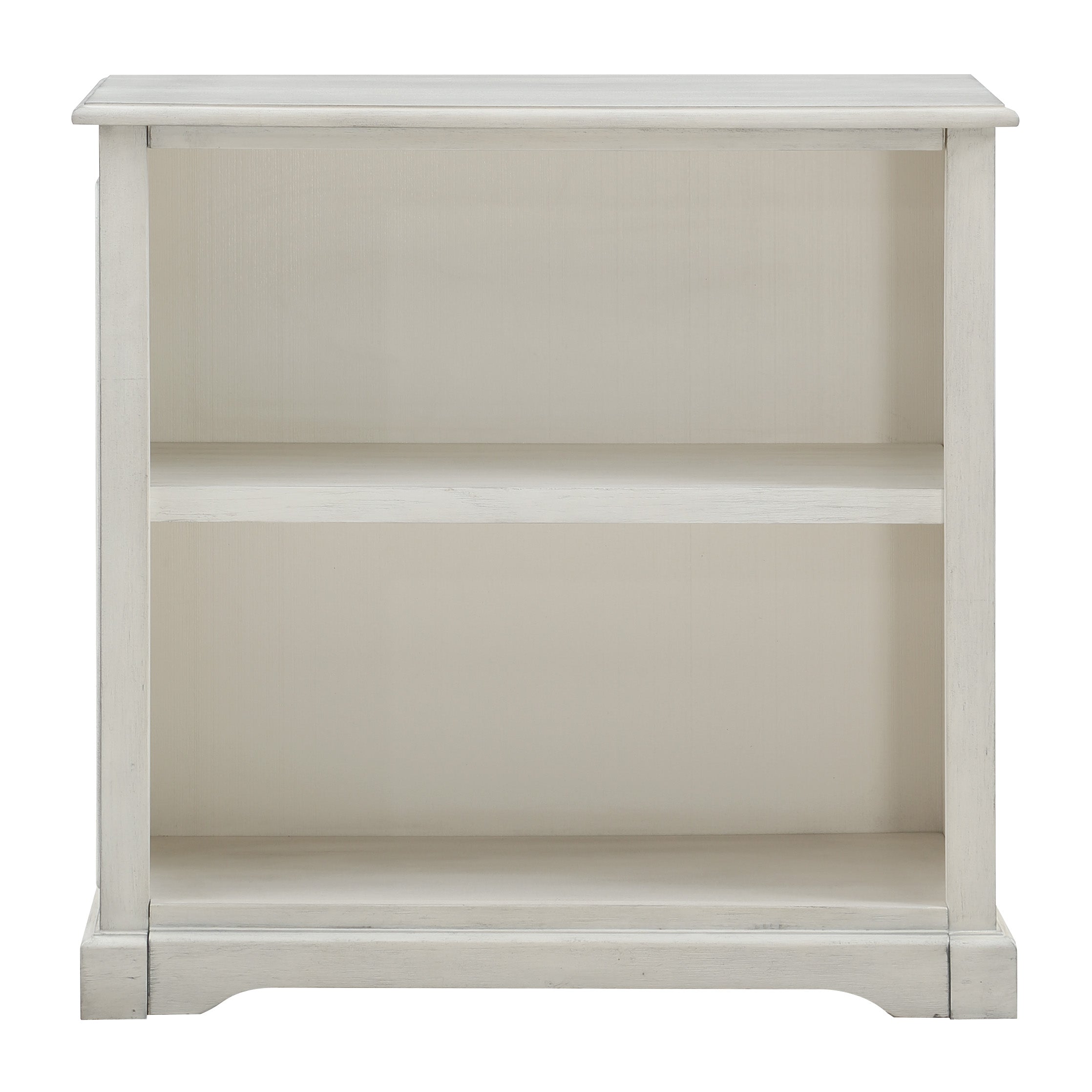 Country Meadows 2-Shelf Bookcase - Antique White