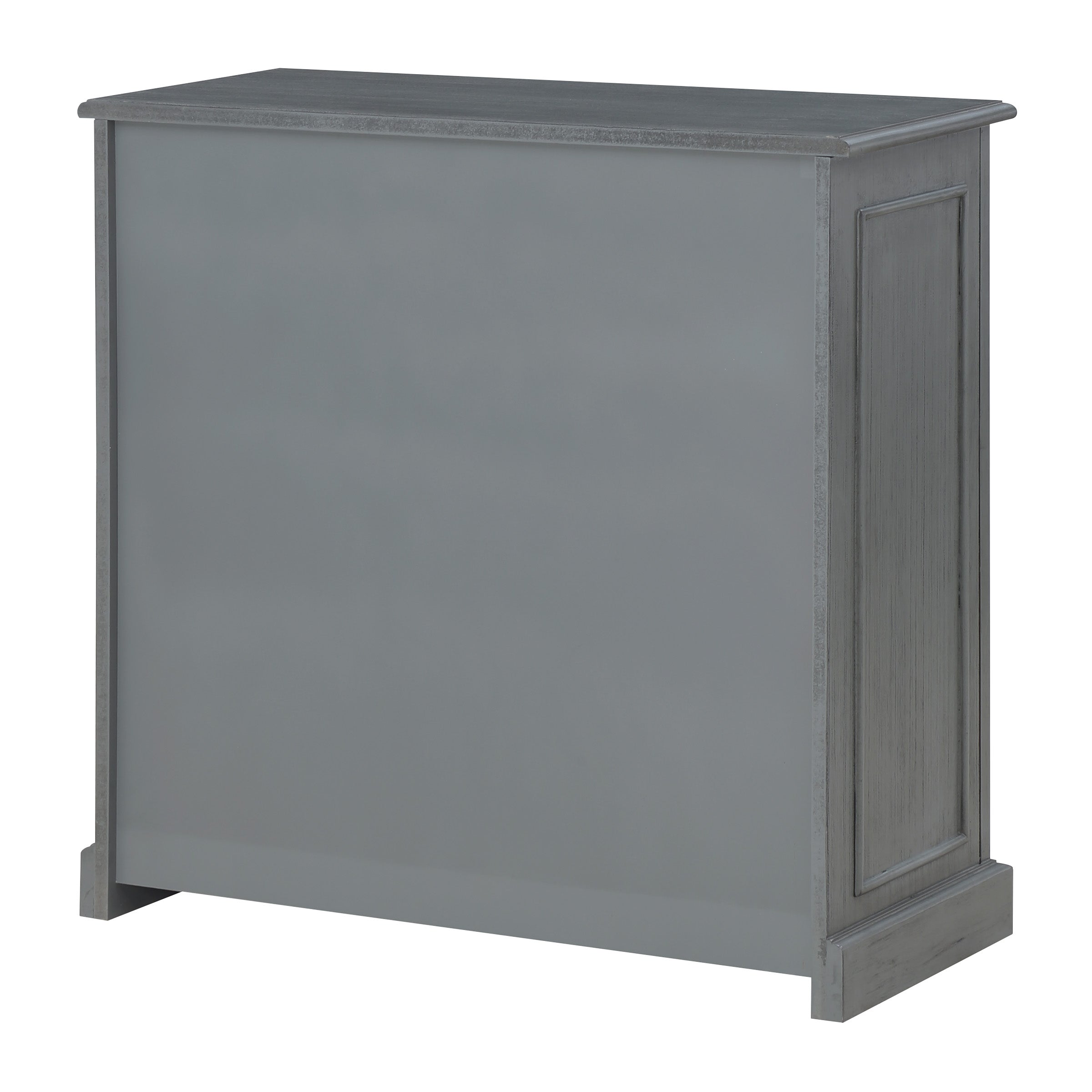 Country Meadows 2-Shelf Bookcase - Plantation Grey