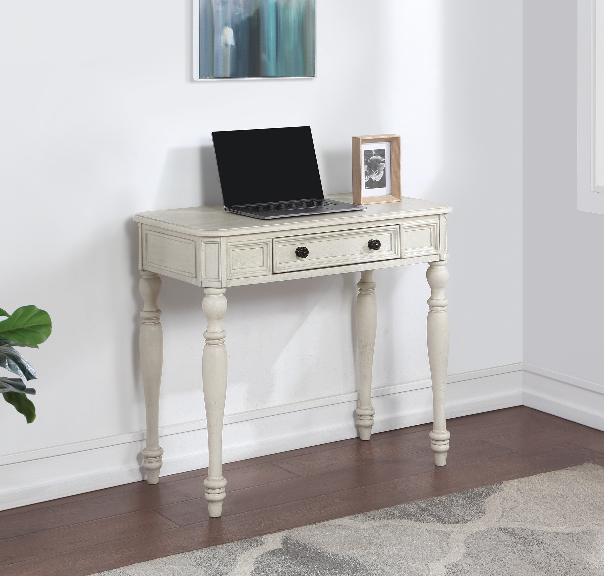Country Meadows 36" Desk - Antique White