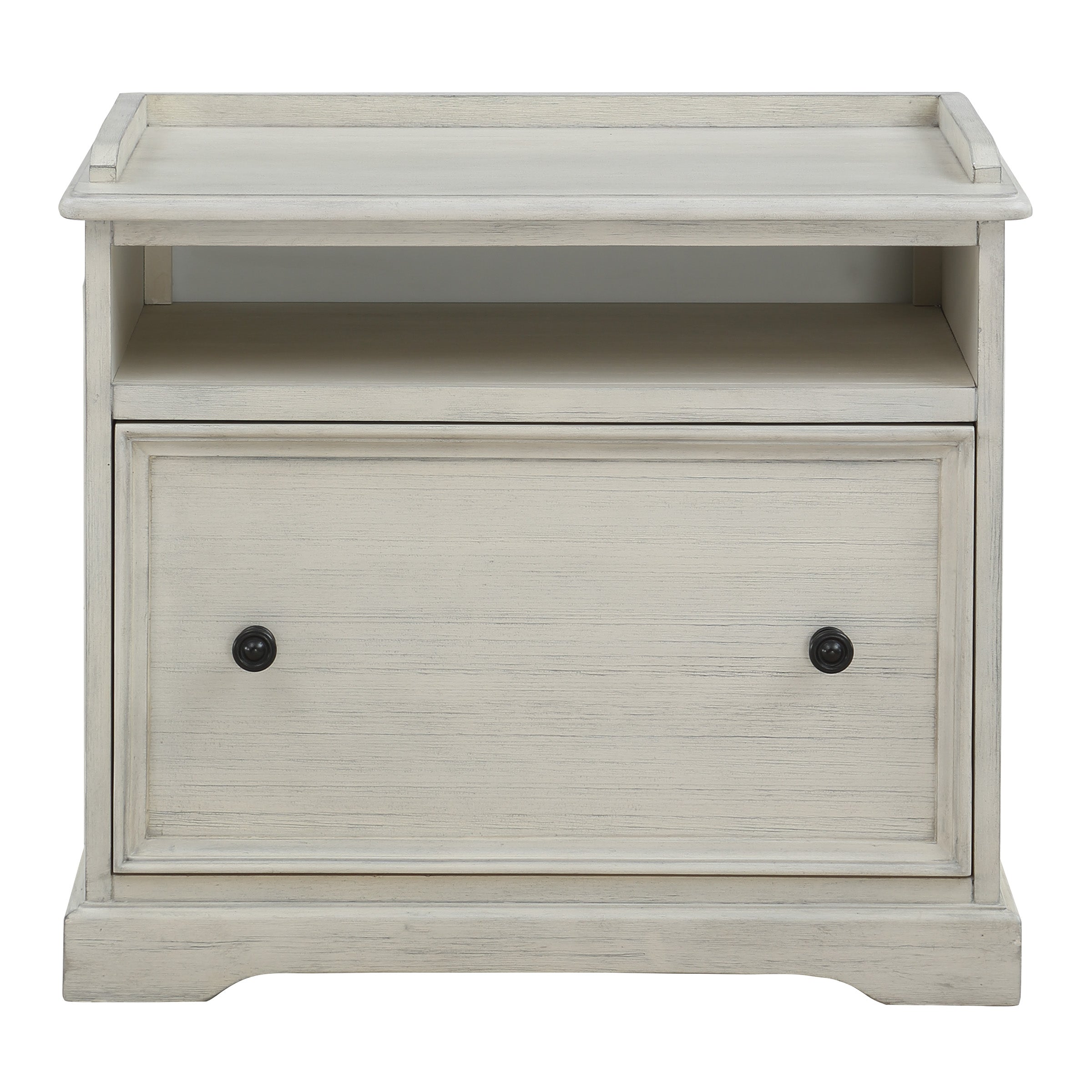 Country Meadows File Cabinet - Antique White