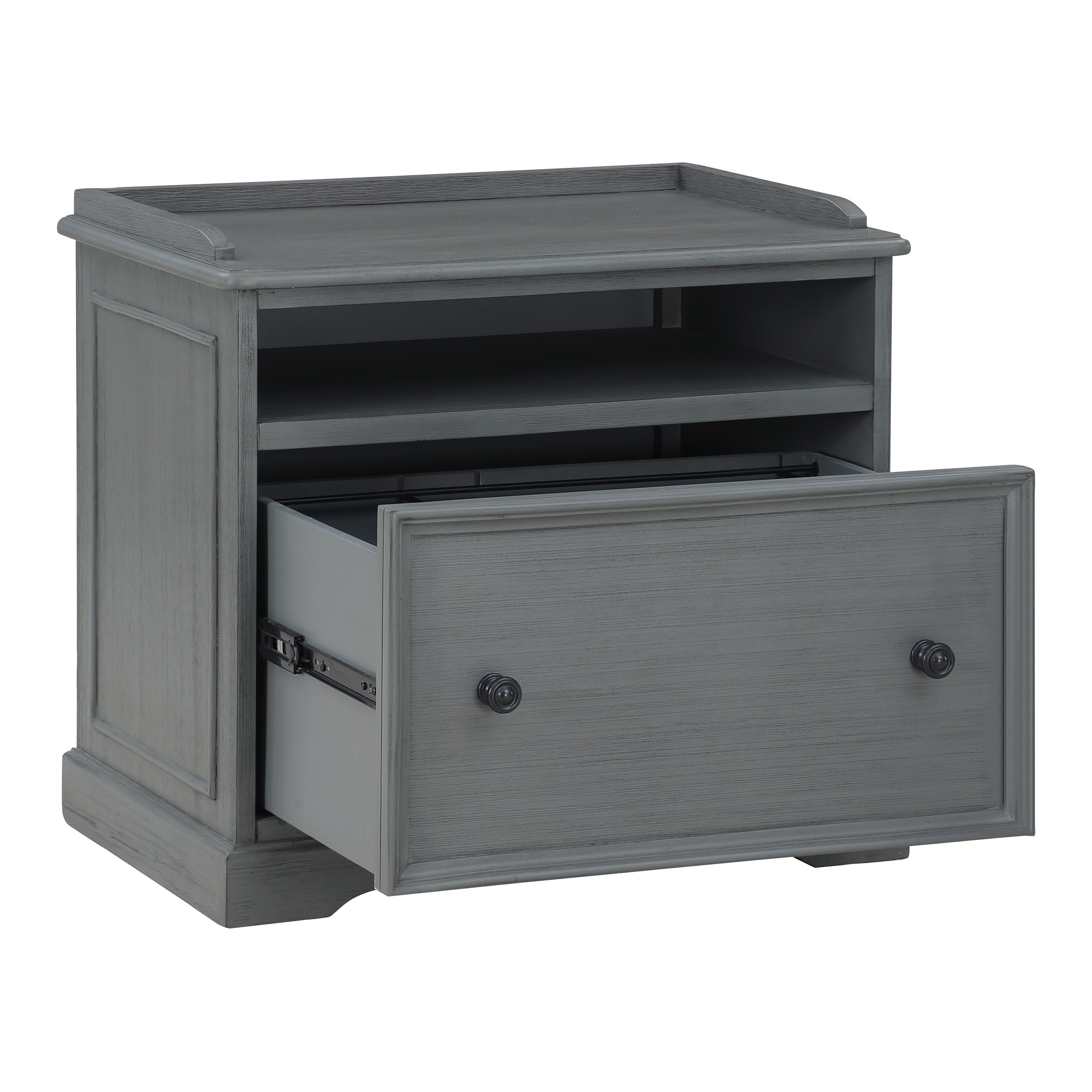 Country Meadows File Cabinet - Plantation Grey