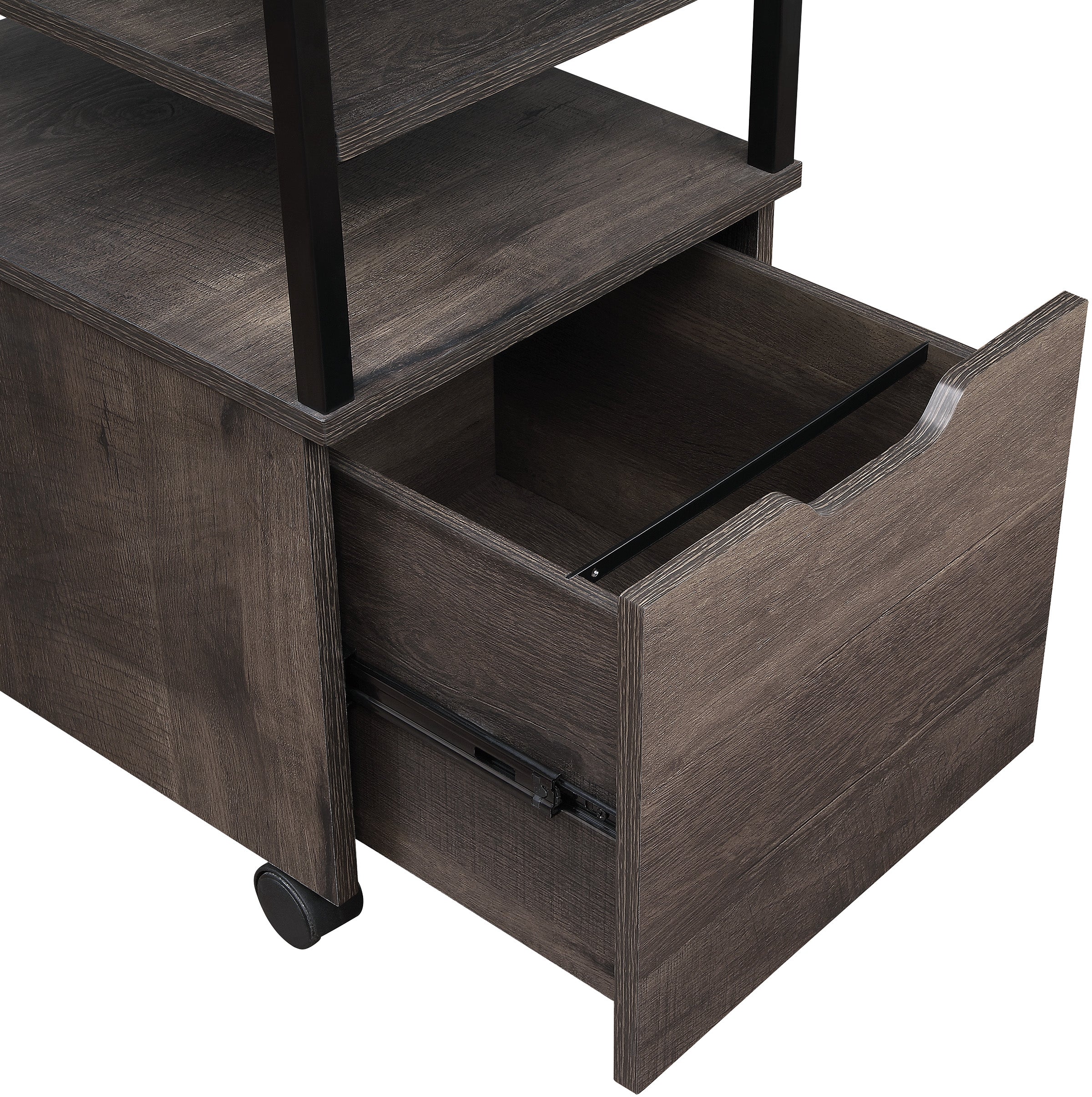 Contempo Mobile Cart - Ozark Ash