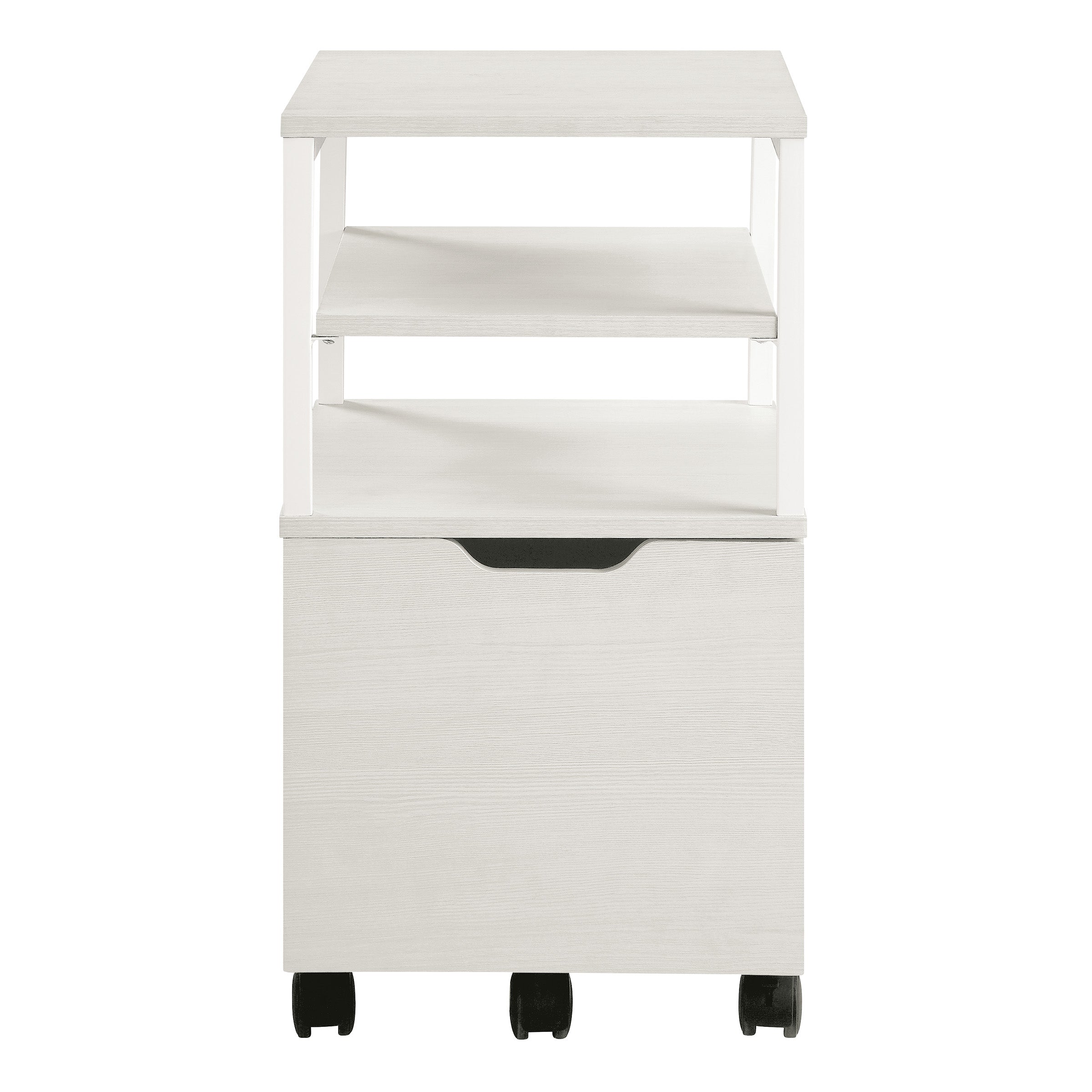 Contempo Mobile Cart  - White Oak