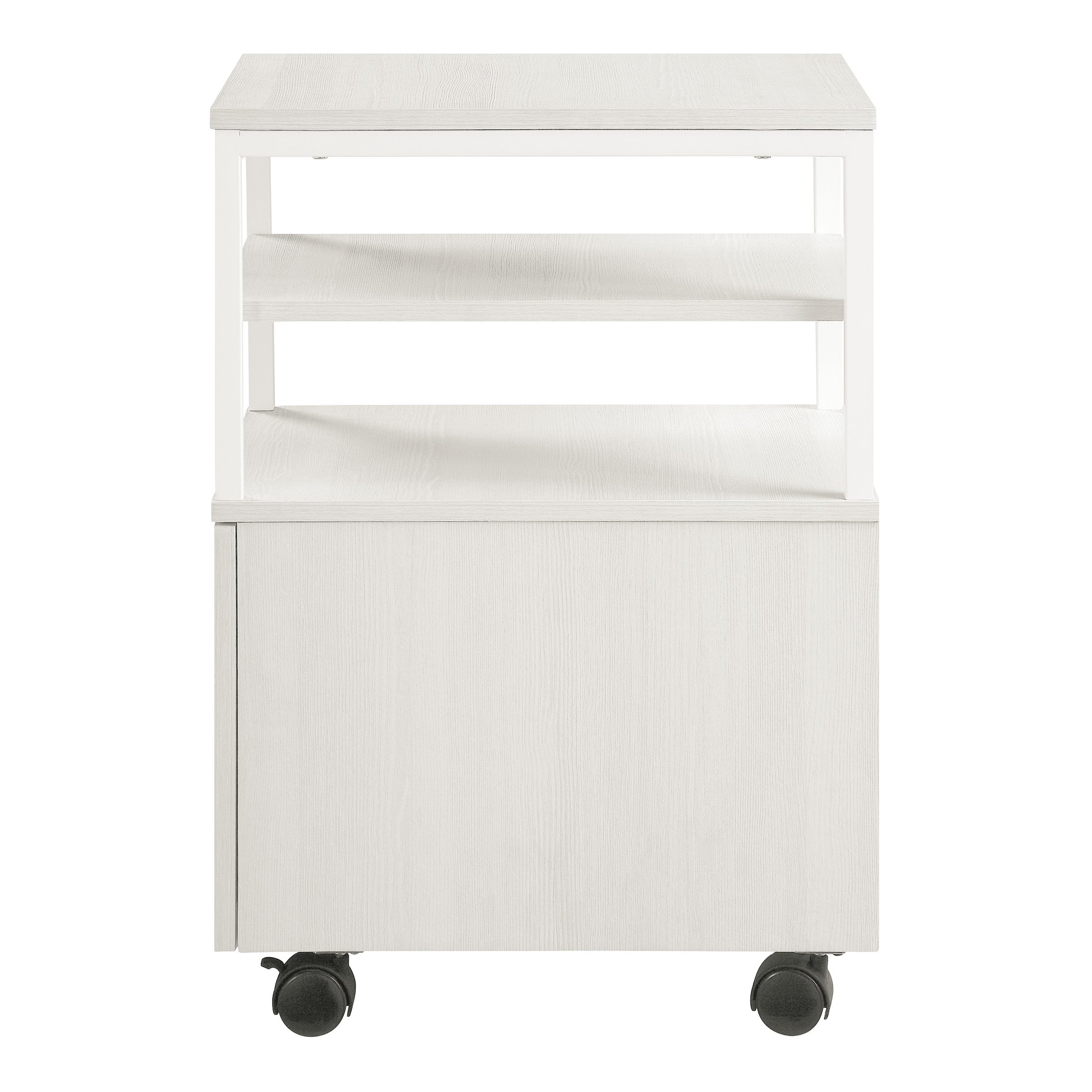 Contempo Mobile Cart  - White Oak