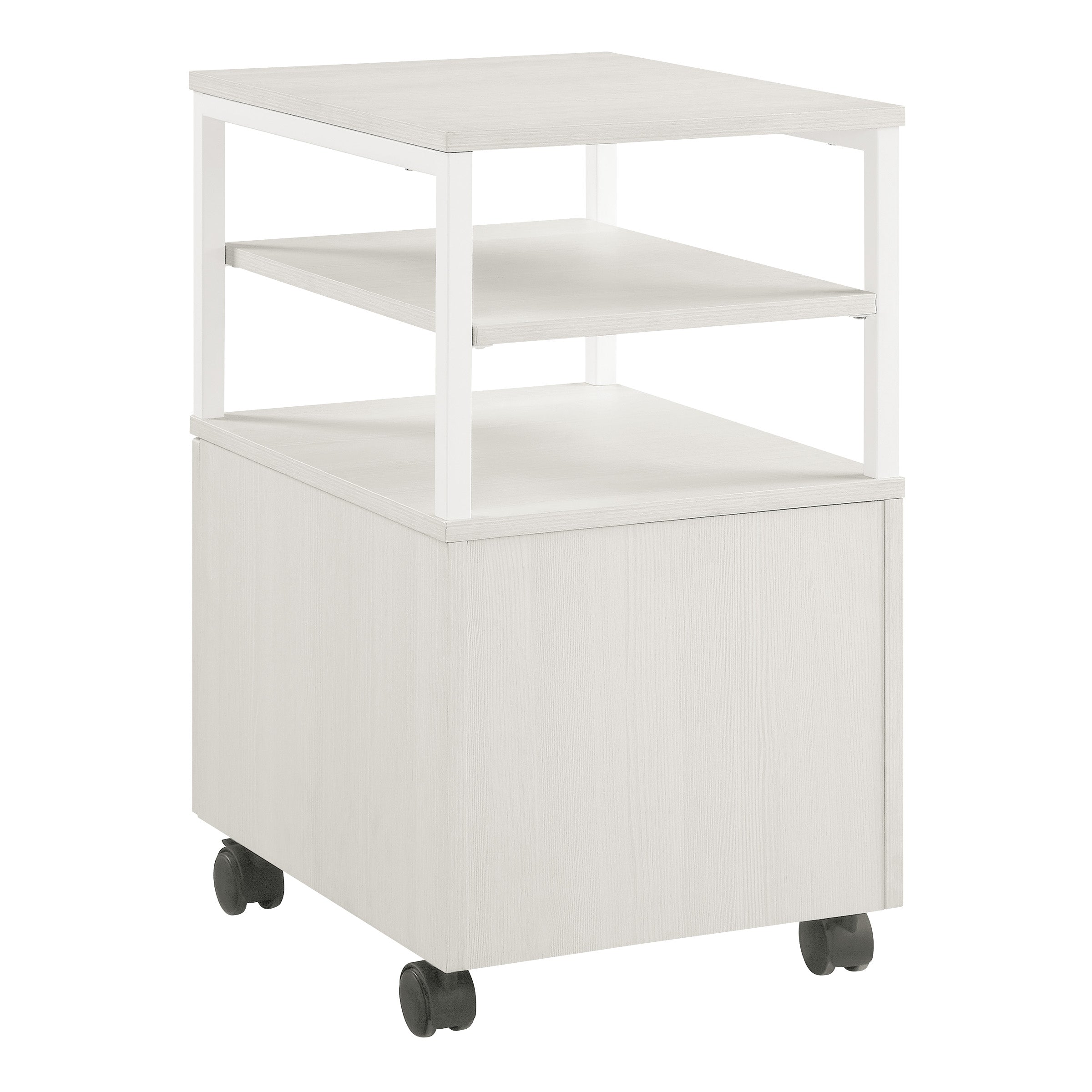 Contempo Mobile Cart  - White Oak