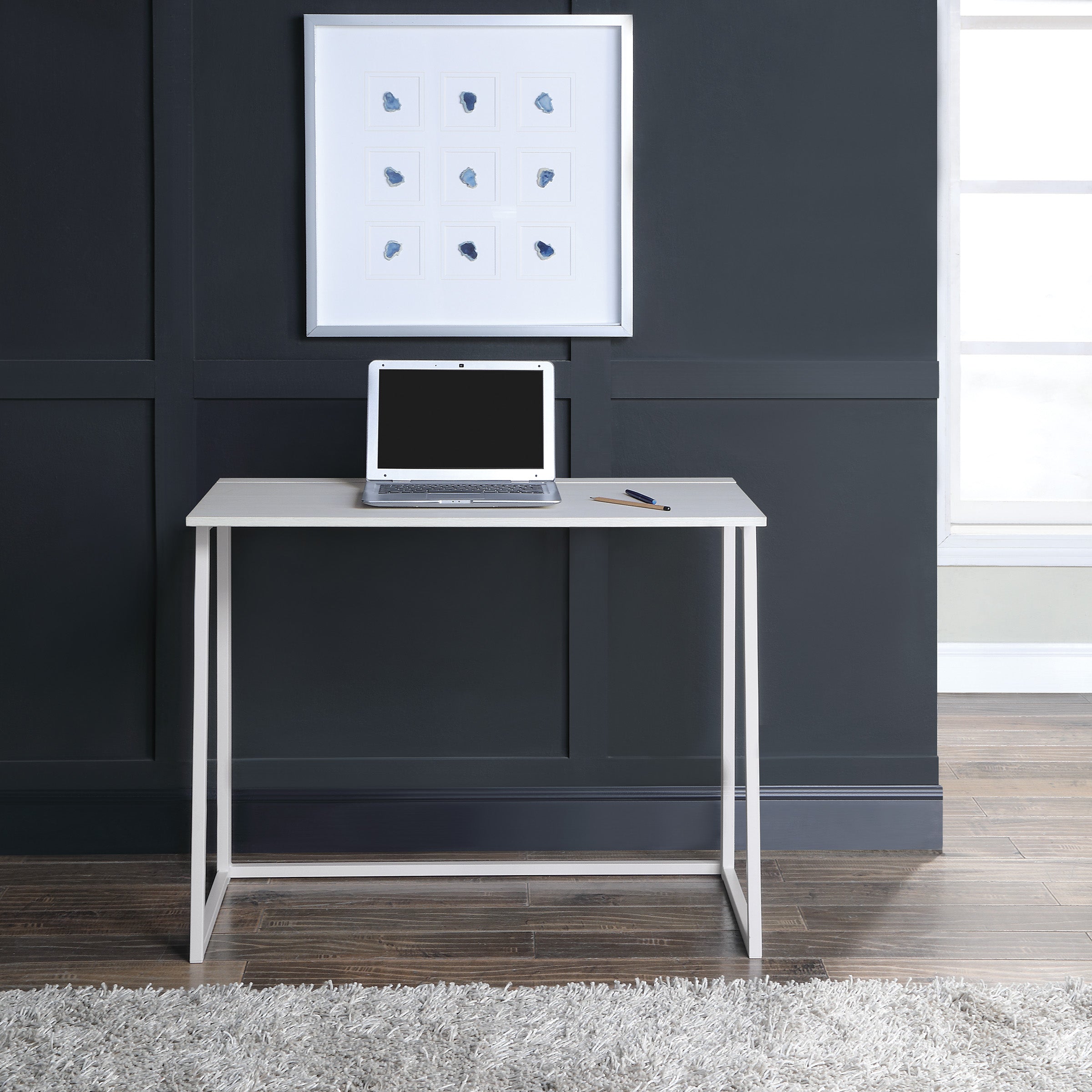 Contempo Toolless Folding Desk - Ozark Ash