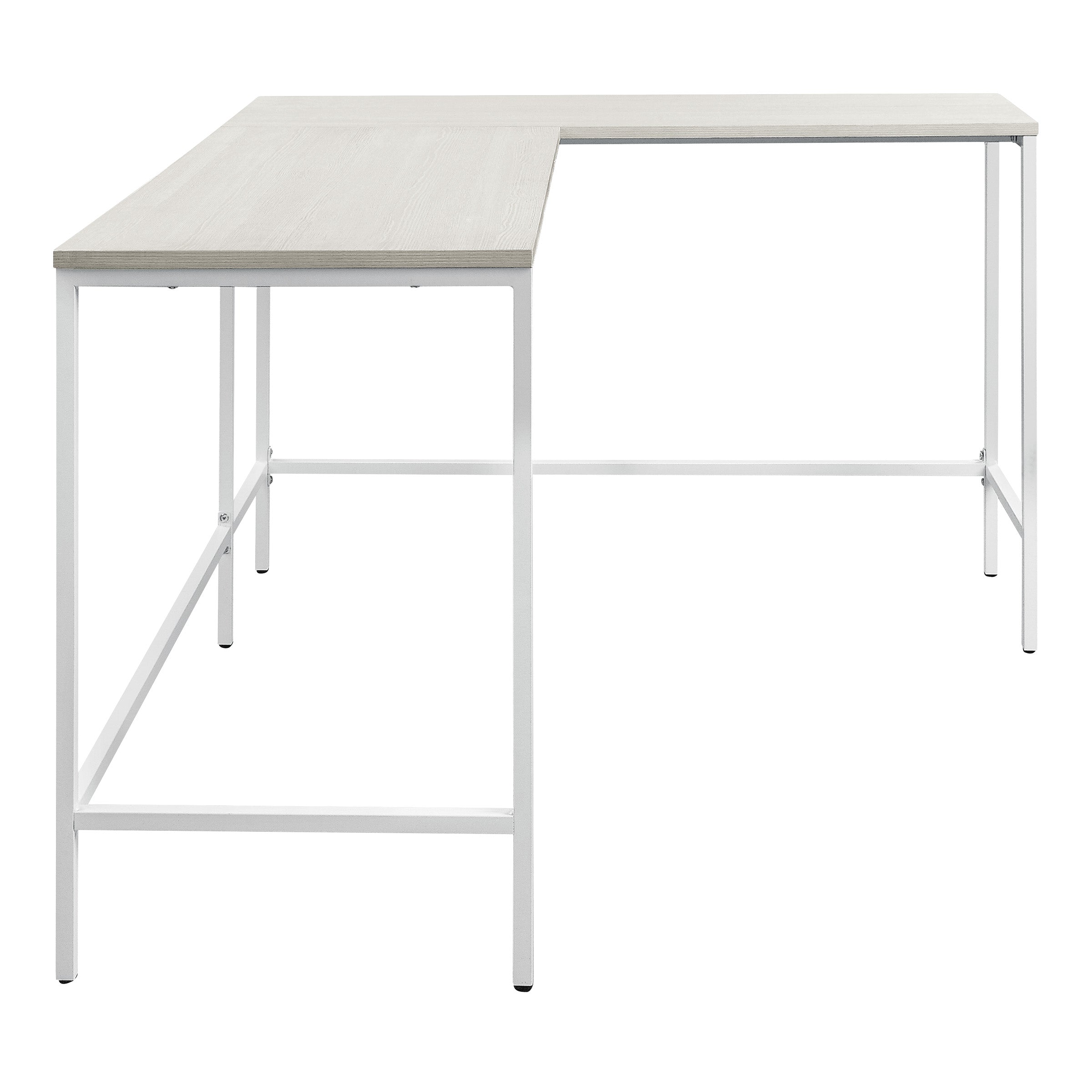 Contempo L-shaped Desk - White Oak