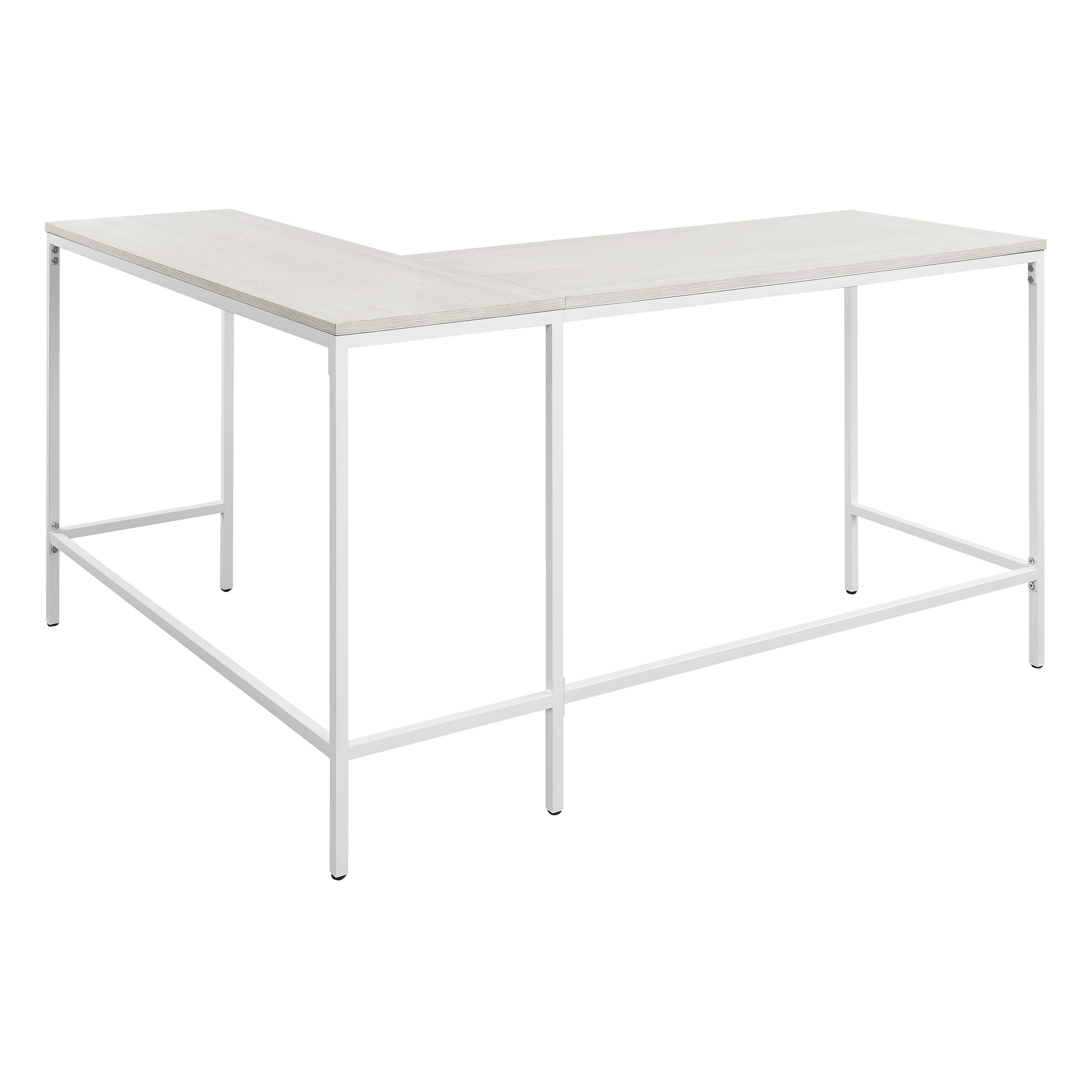 Contempo L-shaped Desk - White Oak