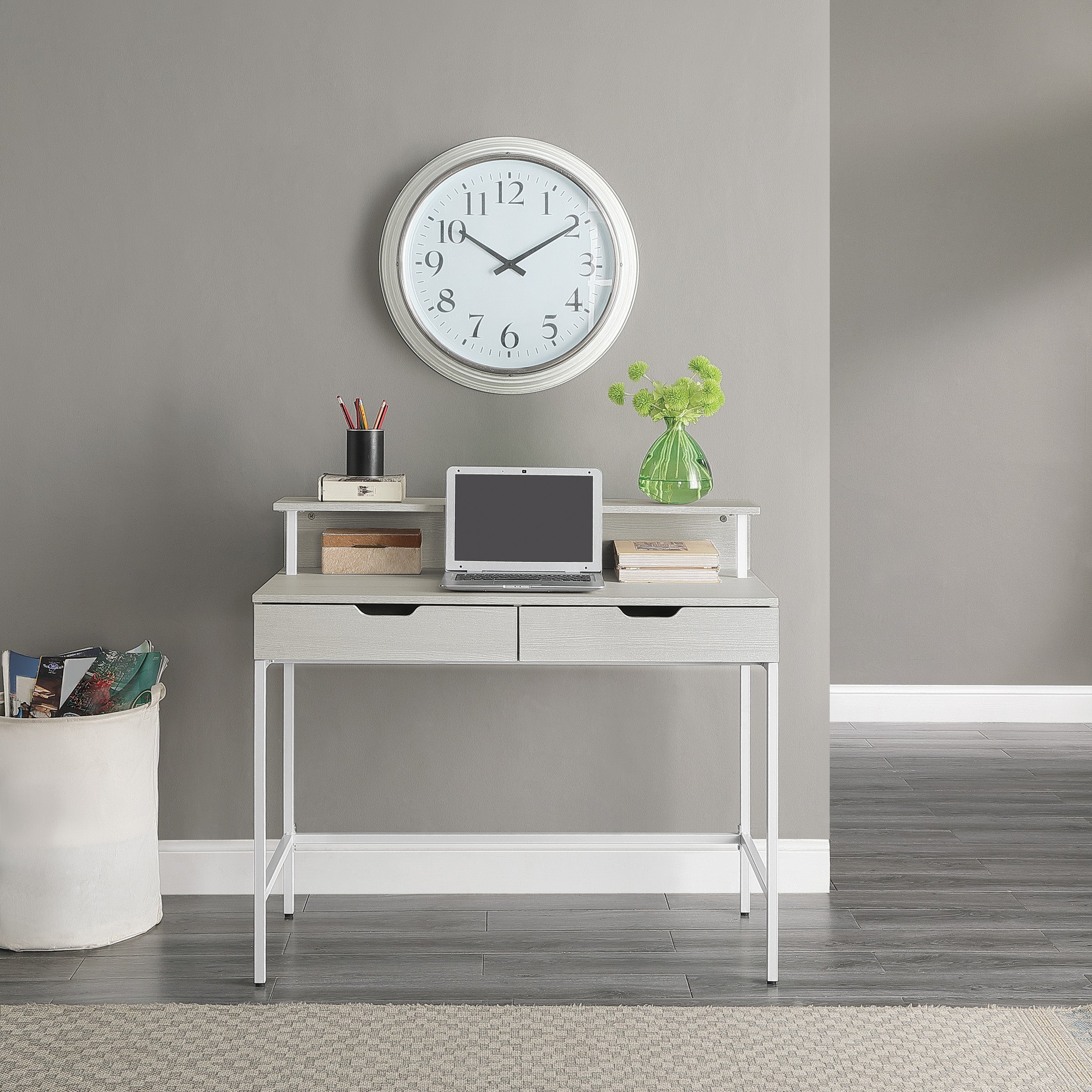 Contempo 40" Desk - White Oak