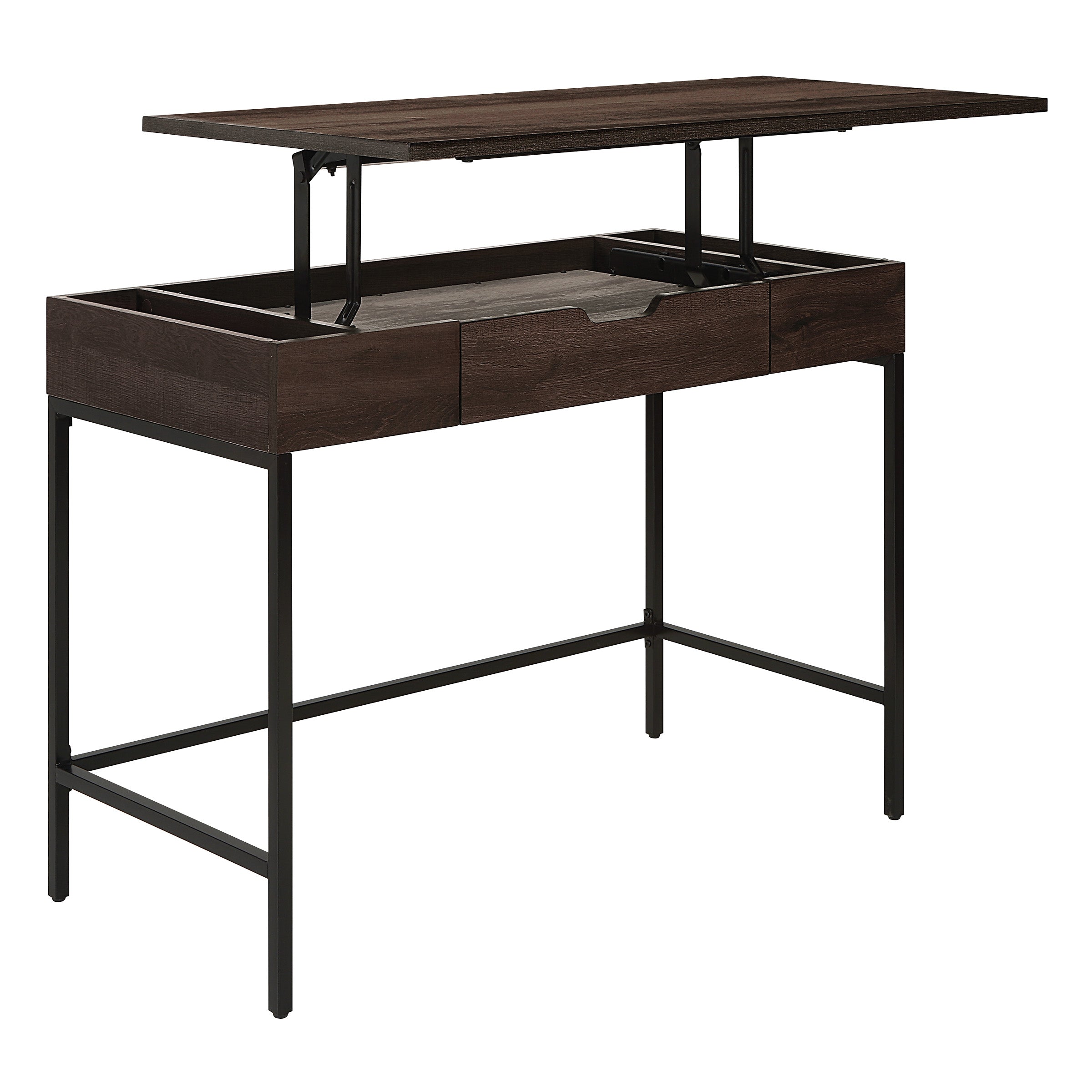 Contempo Sit-To-Stand Desk - Ozark Ash