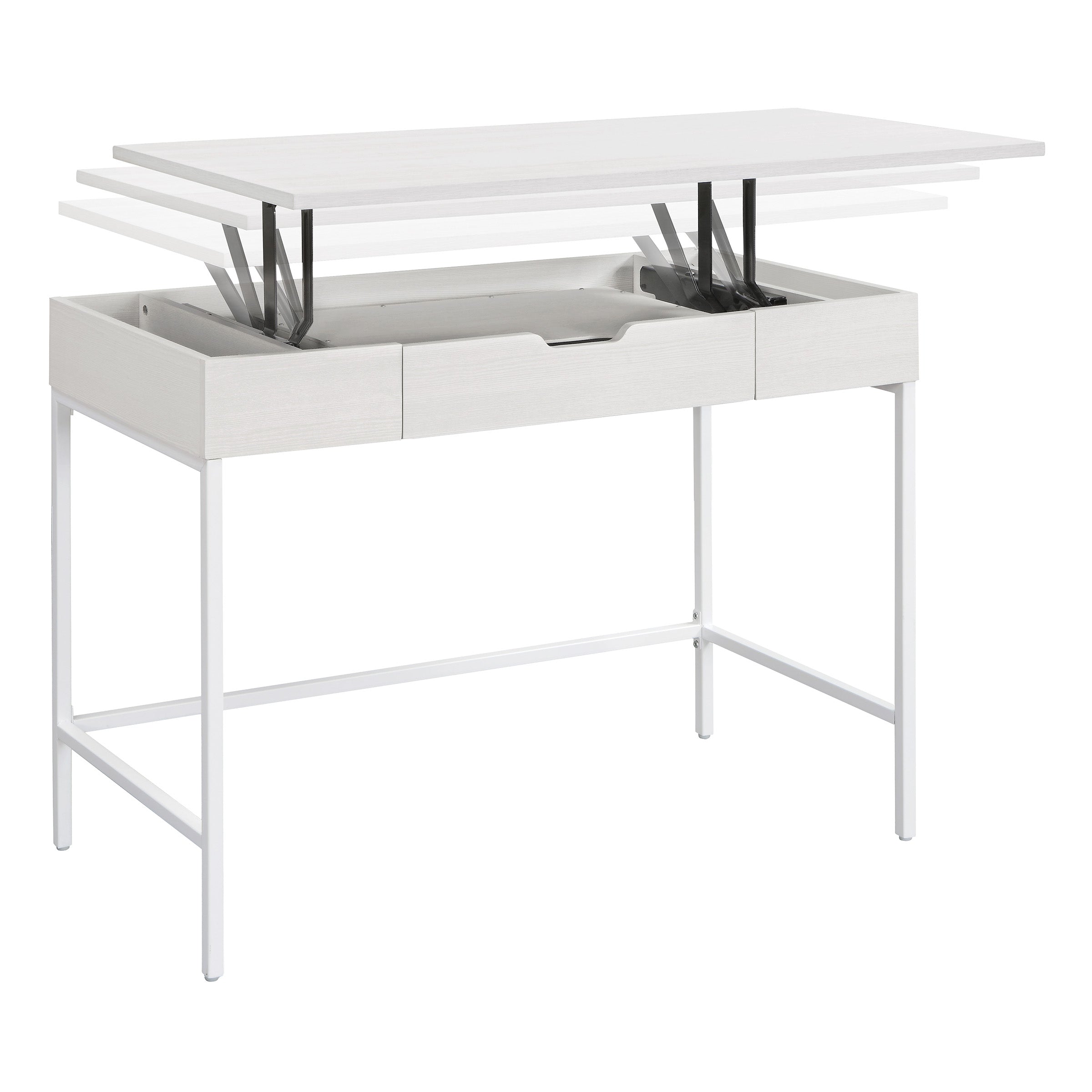 Contempo Sit-To-Stand Desk - White Oak