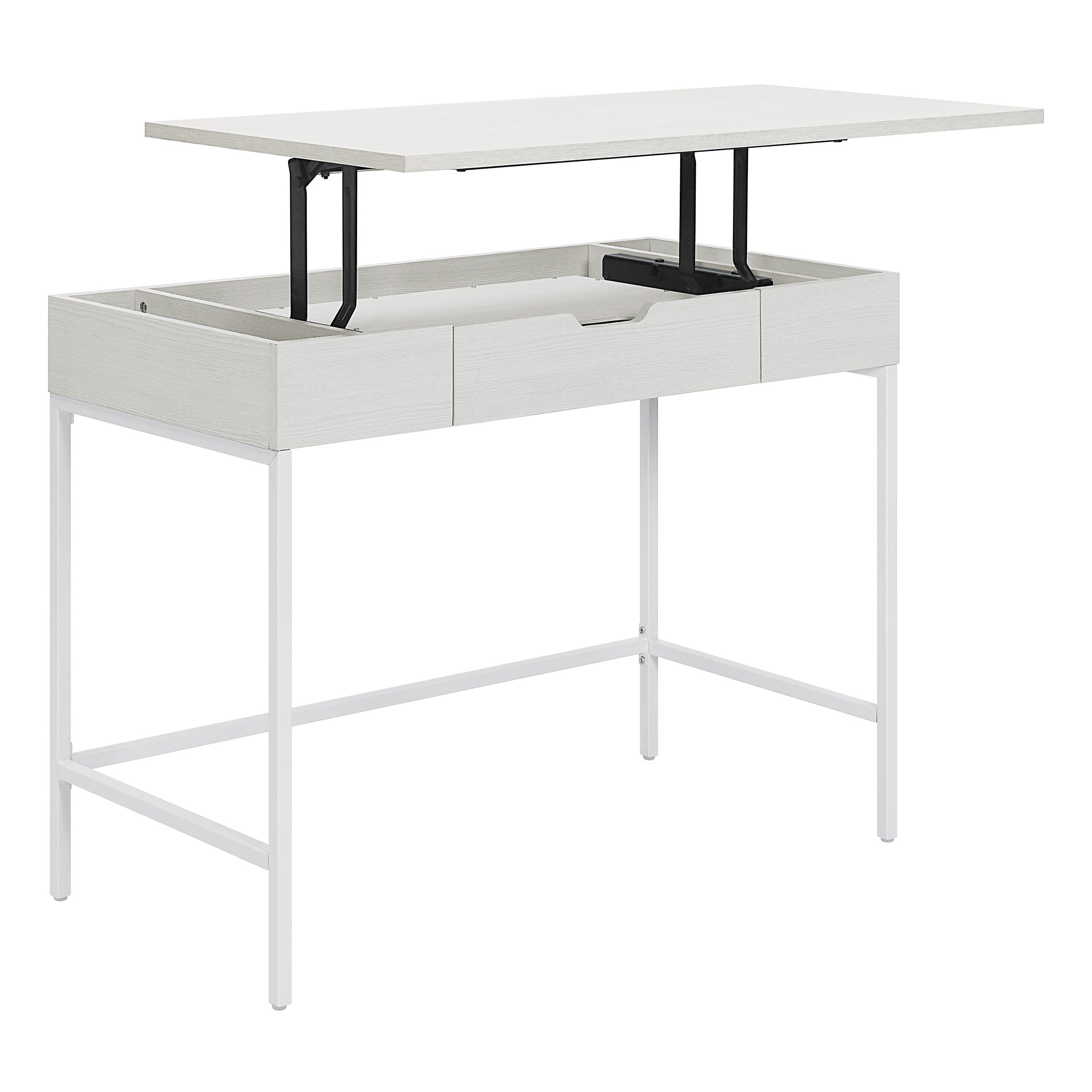 Contempo Sit-To-Stand Desk - White Oak