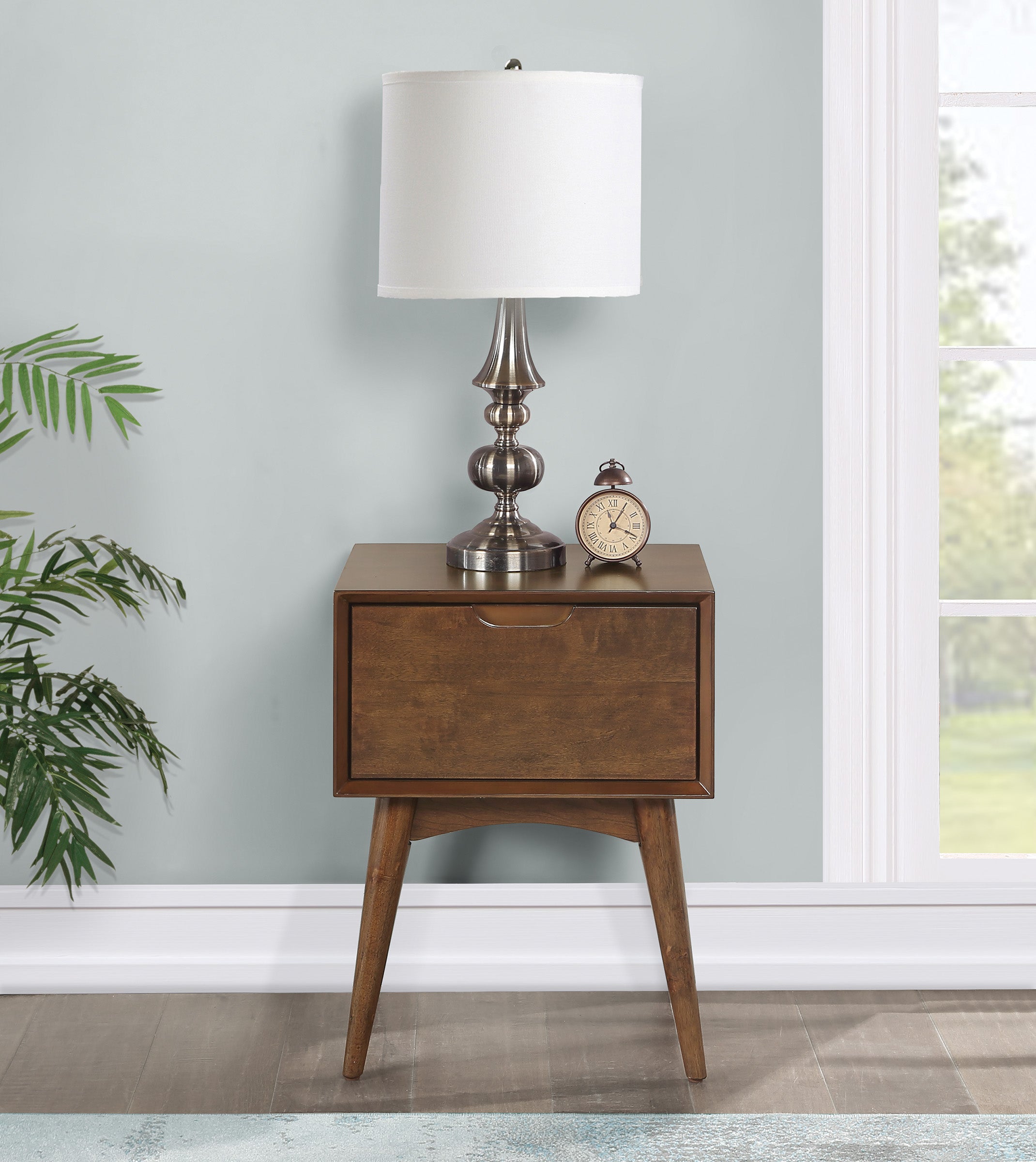 Copenhagen Accent Table w/Drawer - Walnut