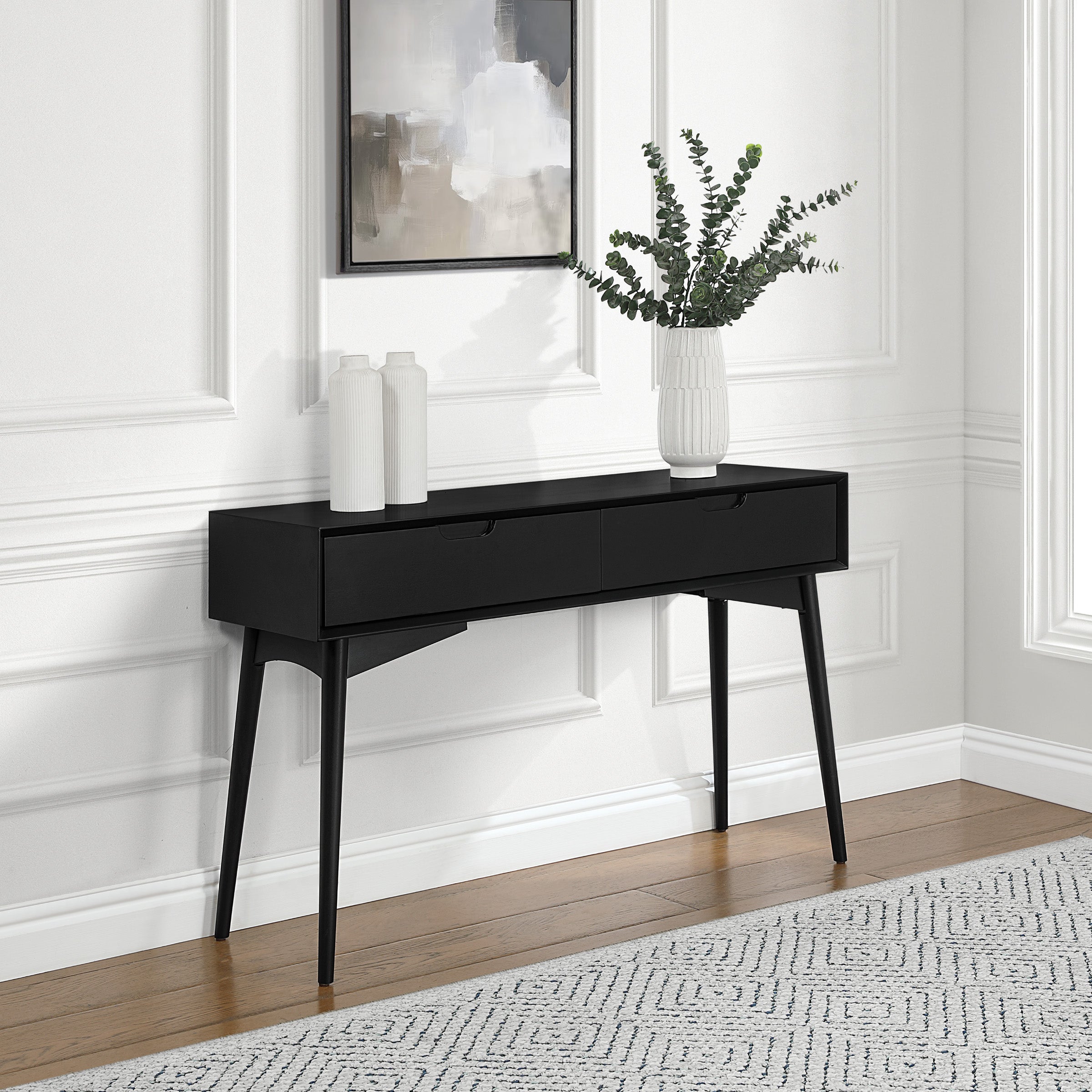 Copenhagen Console Table in Black Finish