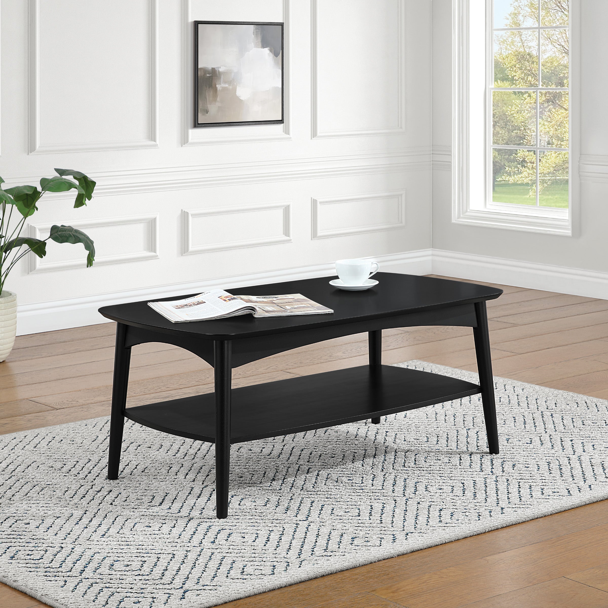 Copenhagen Coffee Table in Black Finish