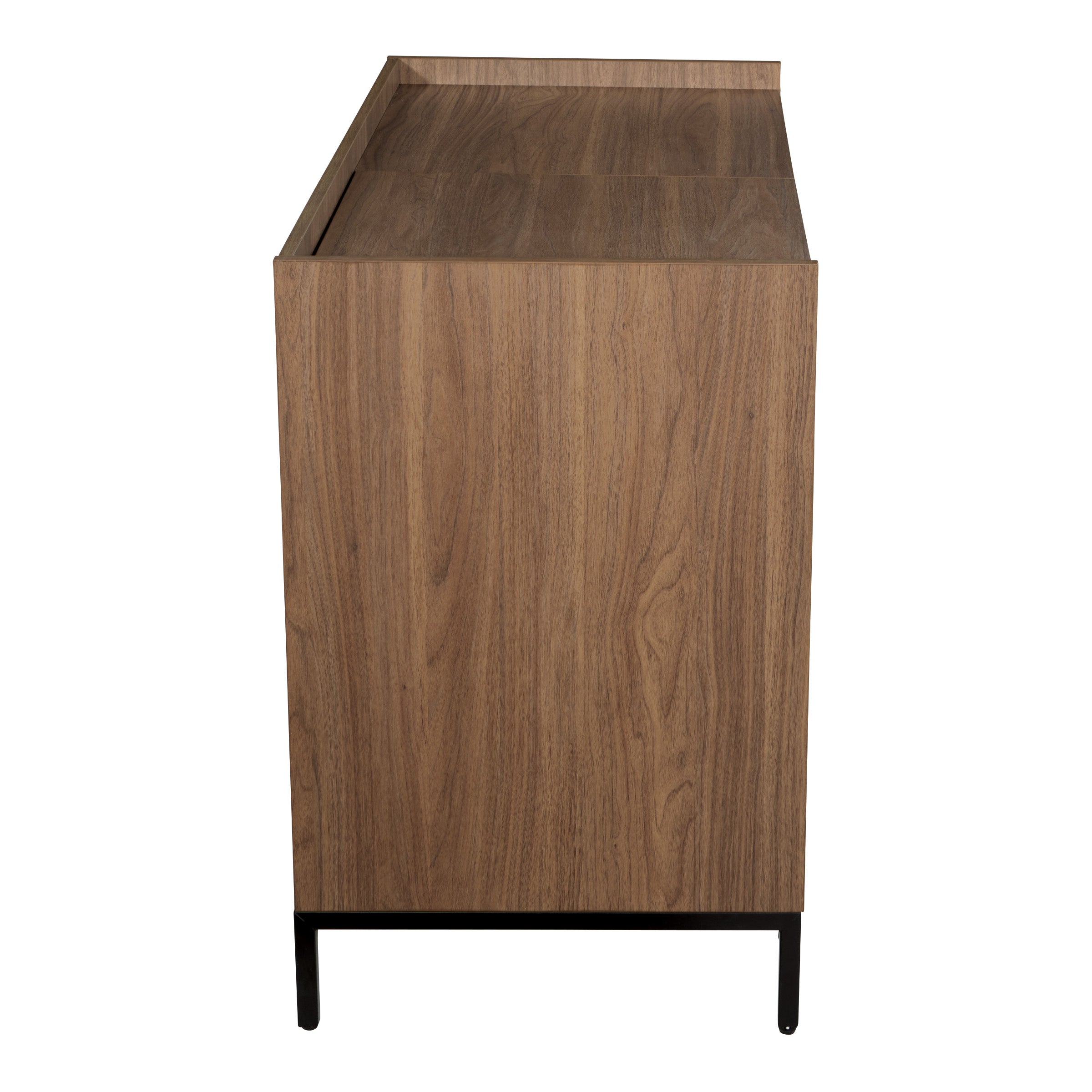 Record Player Stand w/ Album Storag - Majestic Walnut