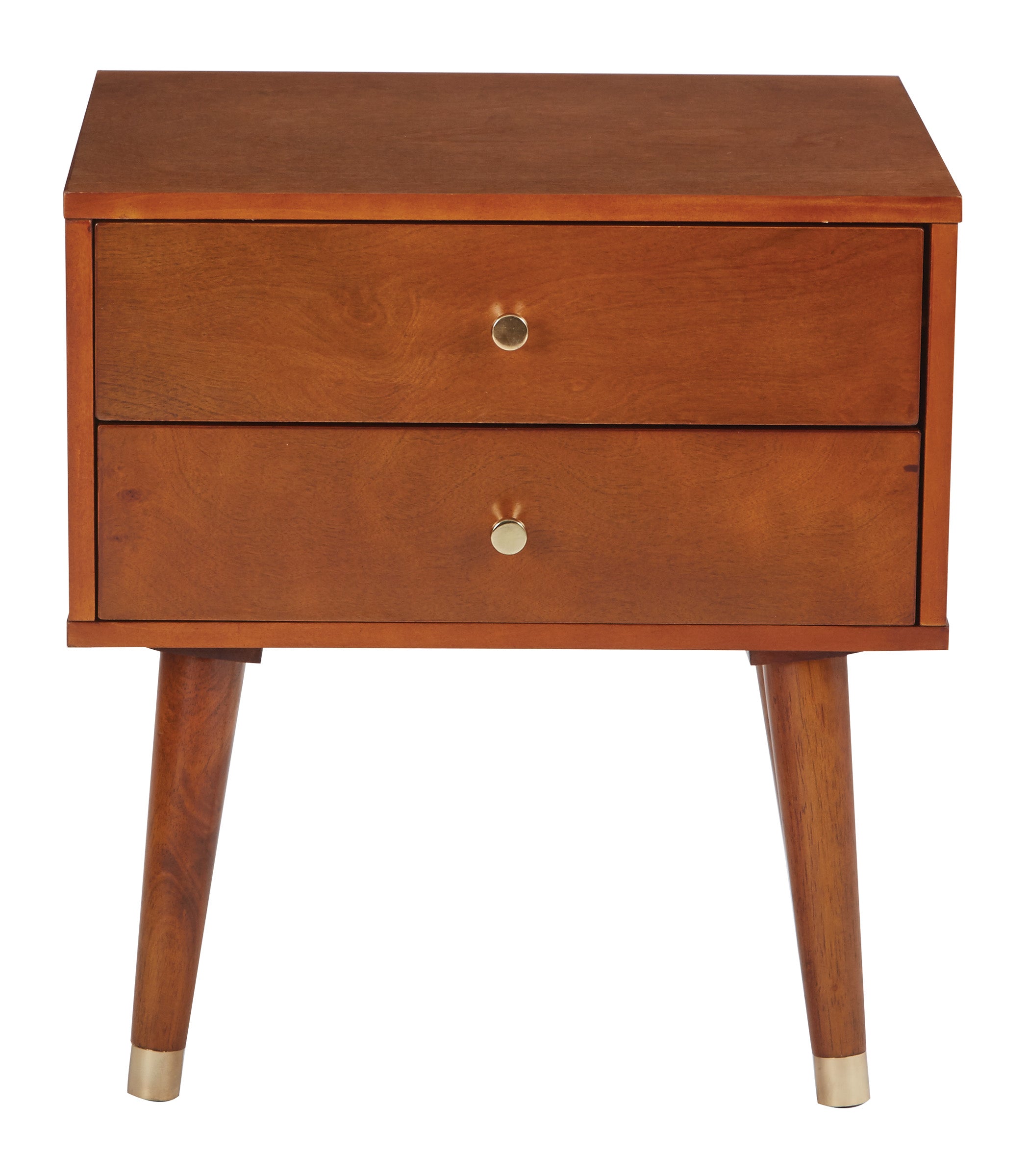 Cupertino Side Table - Light Walnut