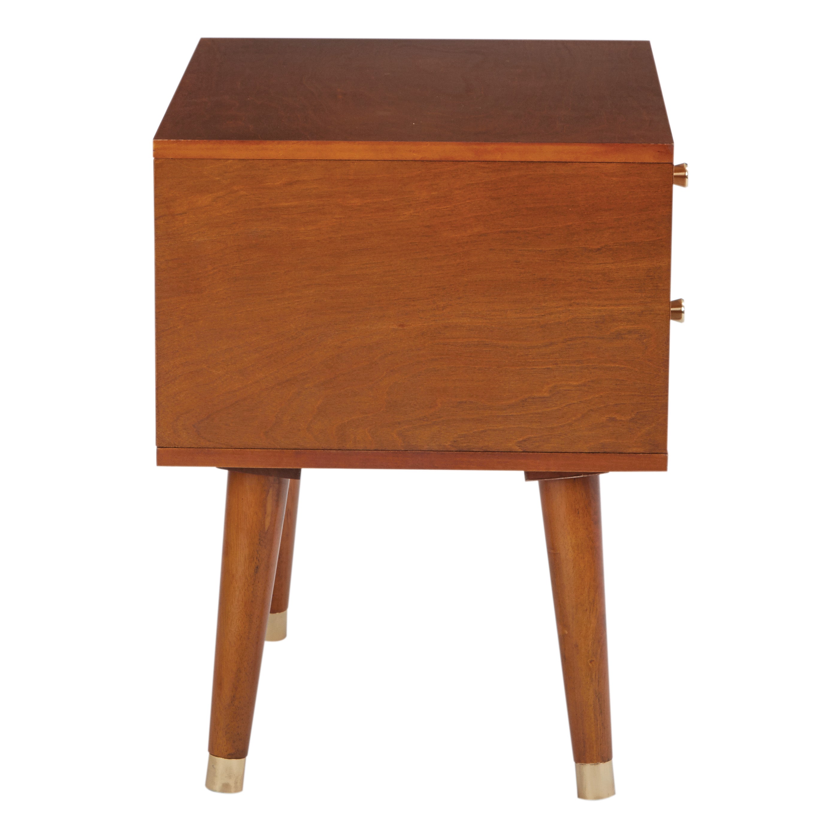 Cupertino Side Table - Light Walnut