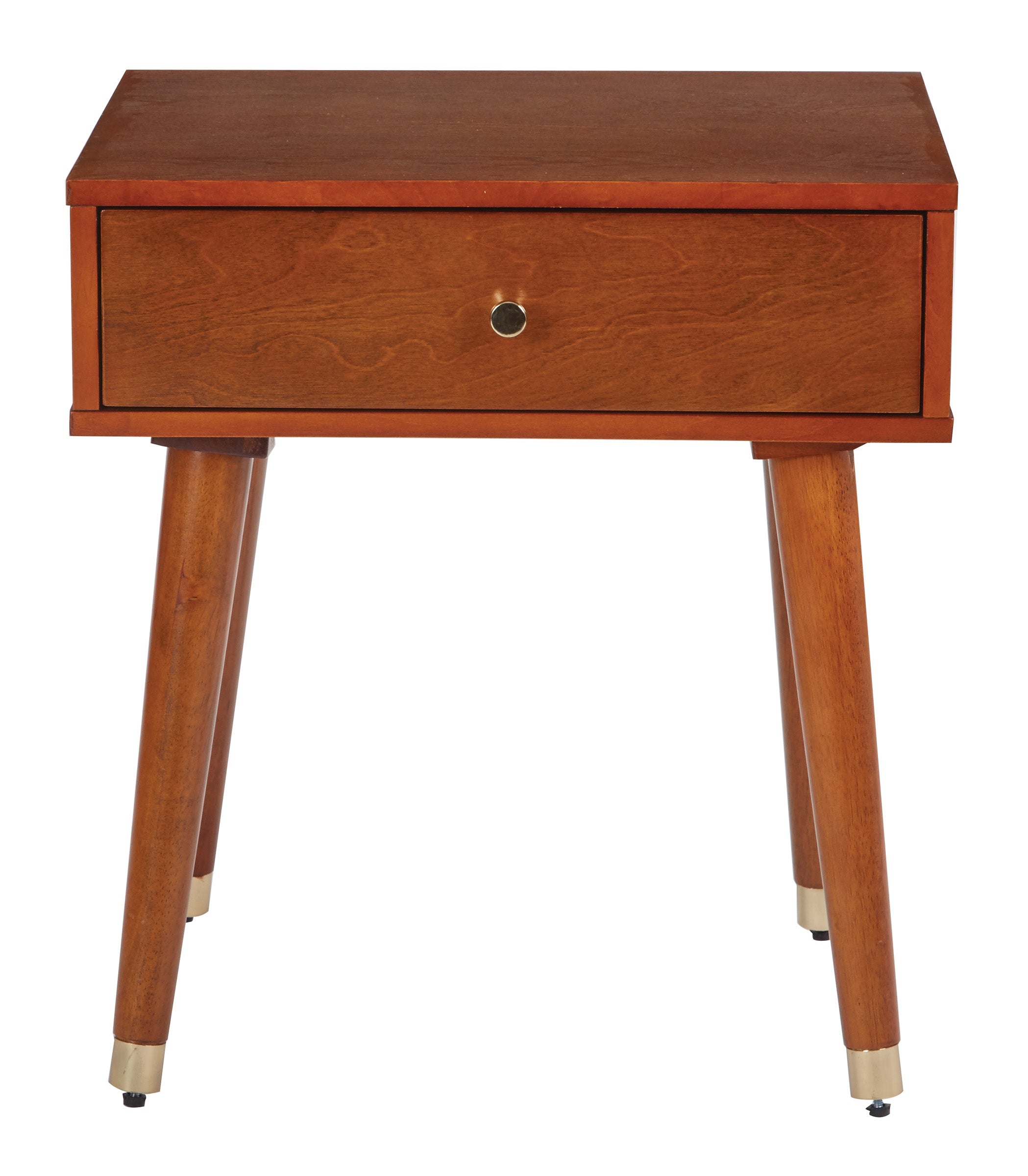 Cupertino Side Table - Light Walnut