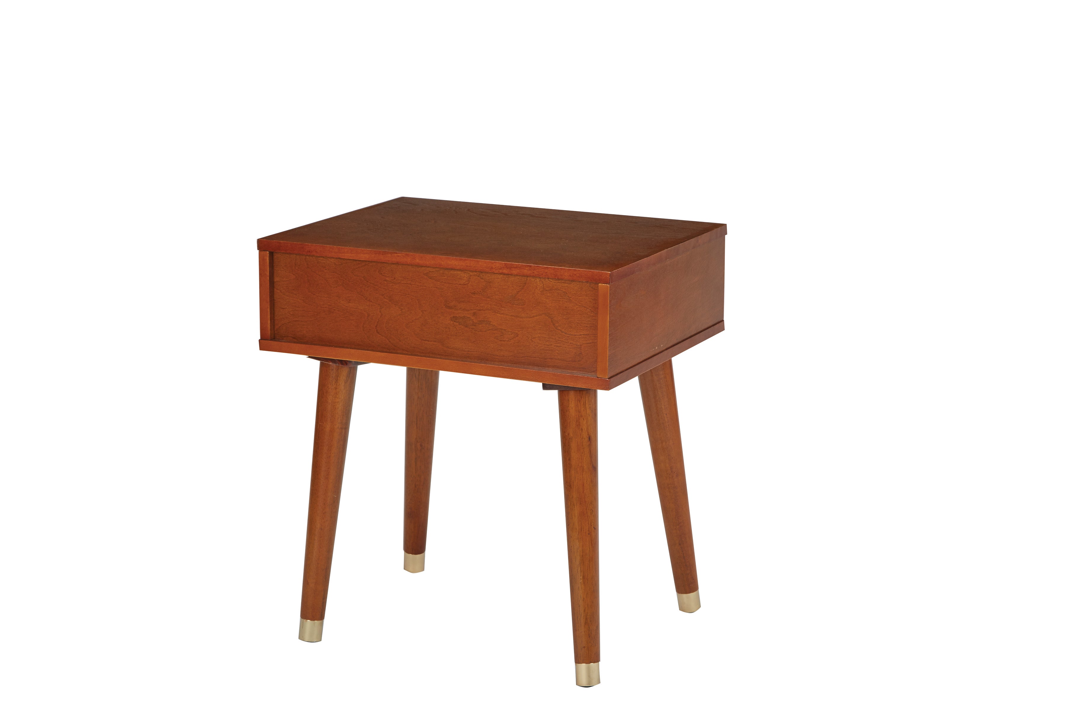 Cupertino Side Table - Light Walnut