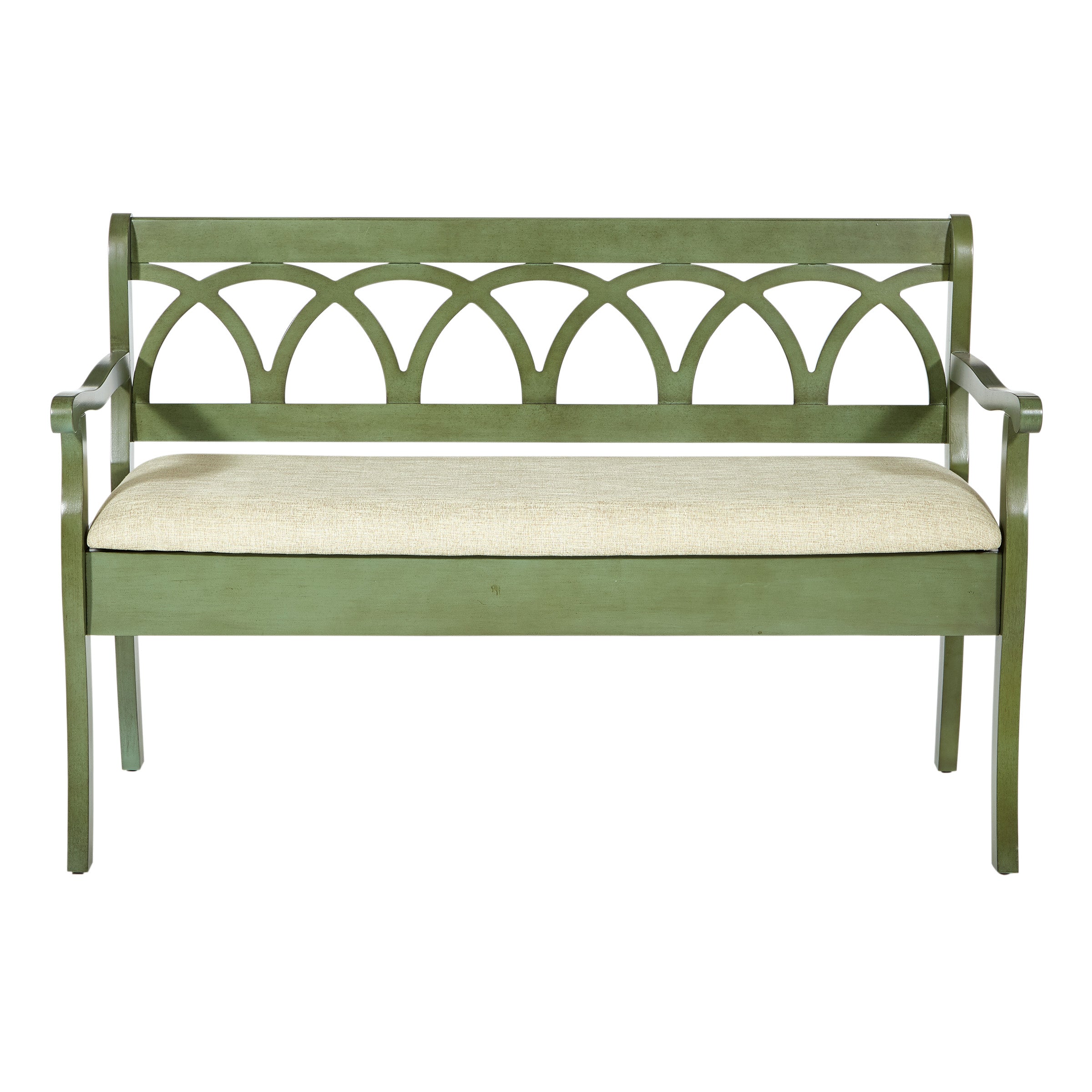 Coventry Storage Bench - Sage