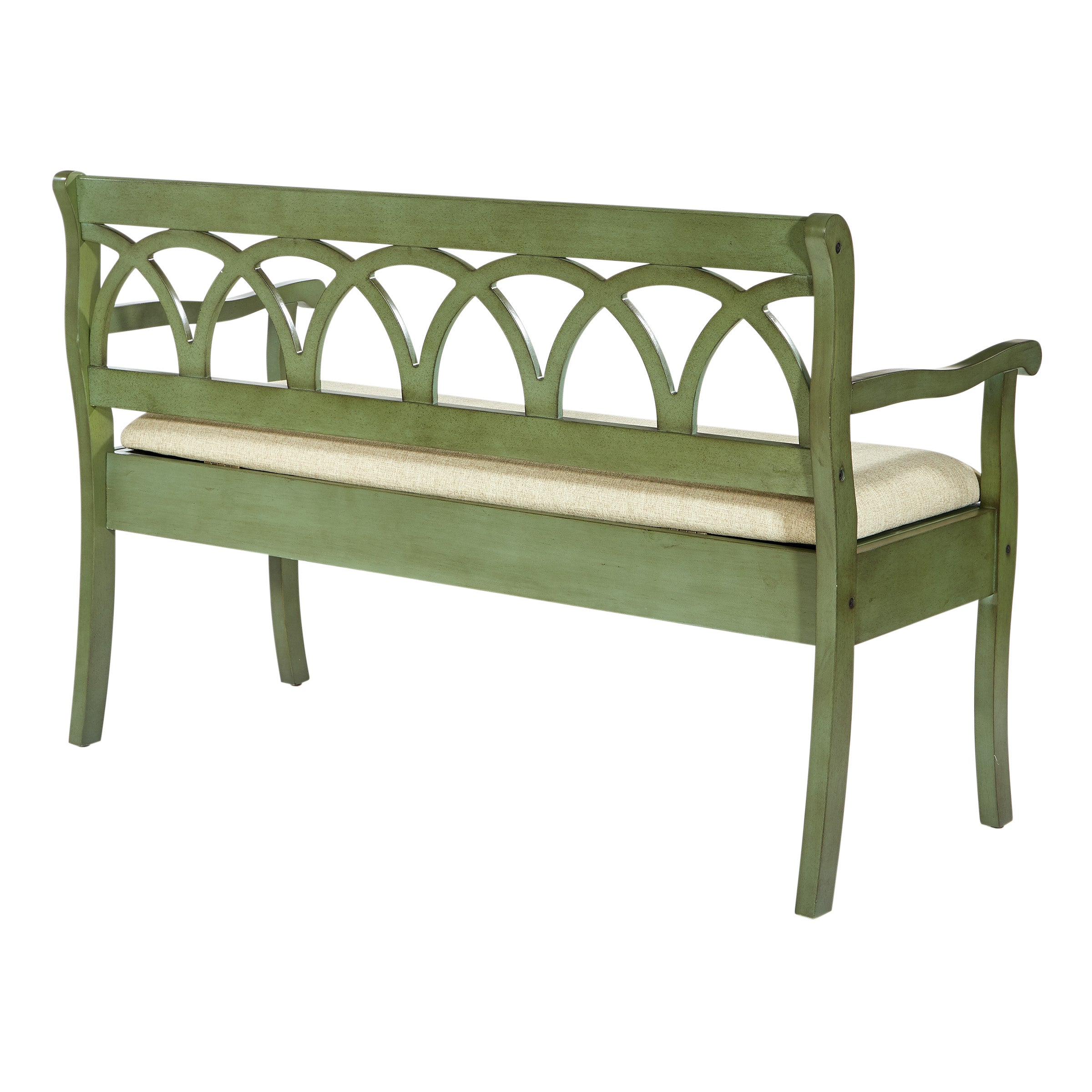 Coventry Storage Bench - Sage