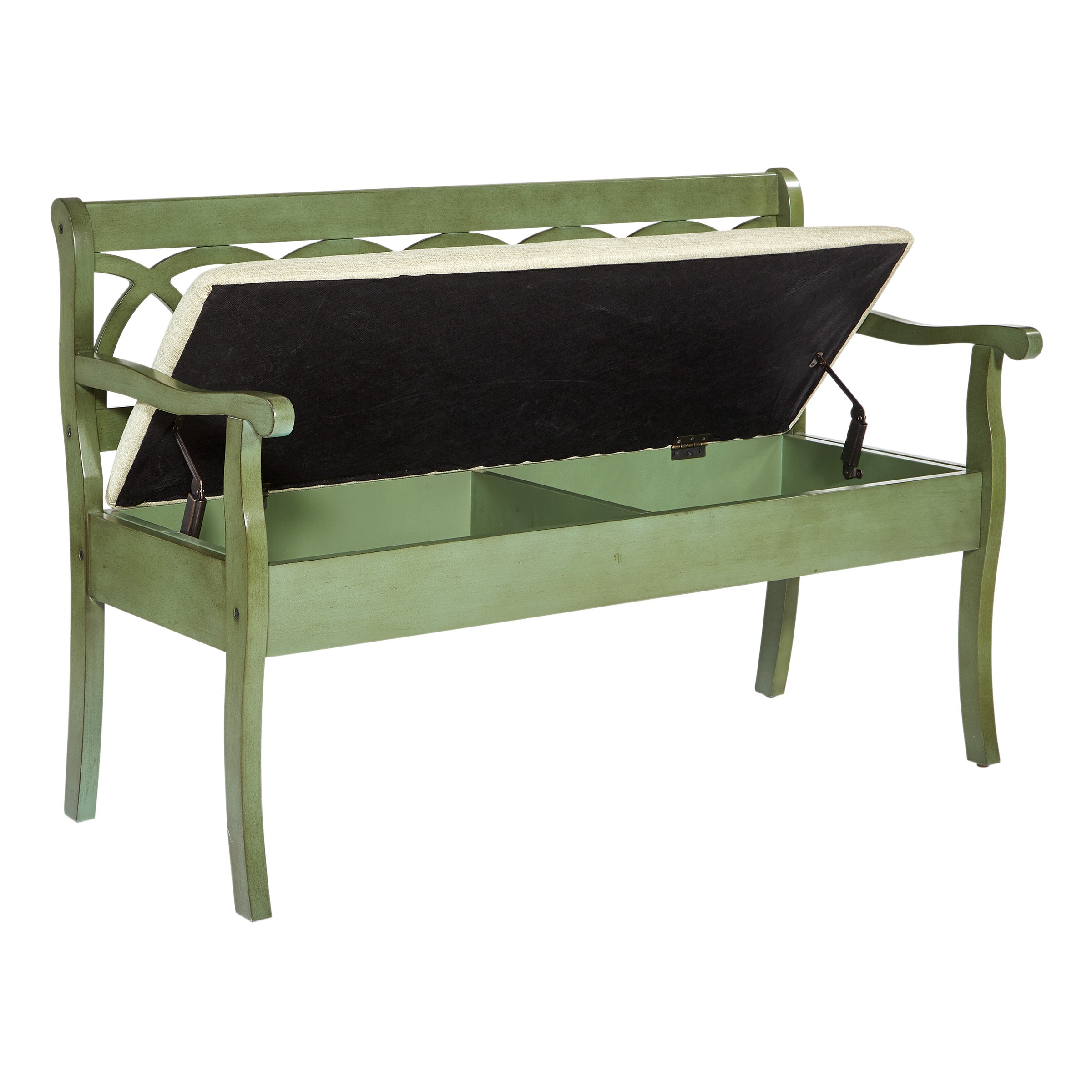 Coventry Storage Bench - Sage