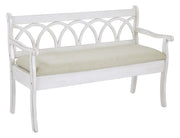 Coventry Storage Bench - White