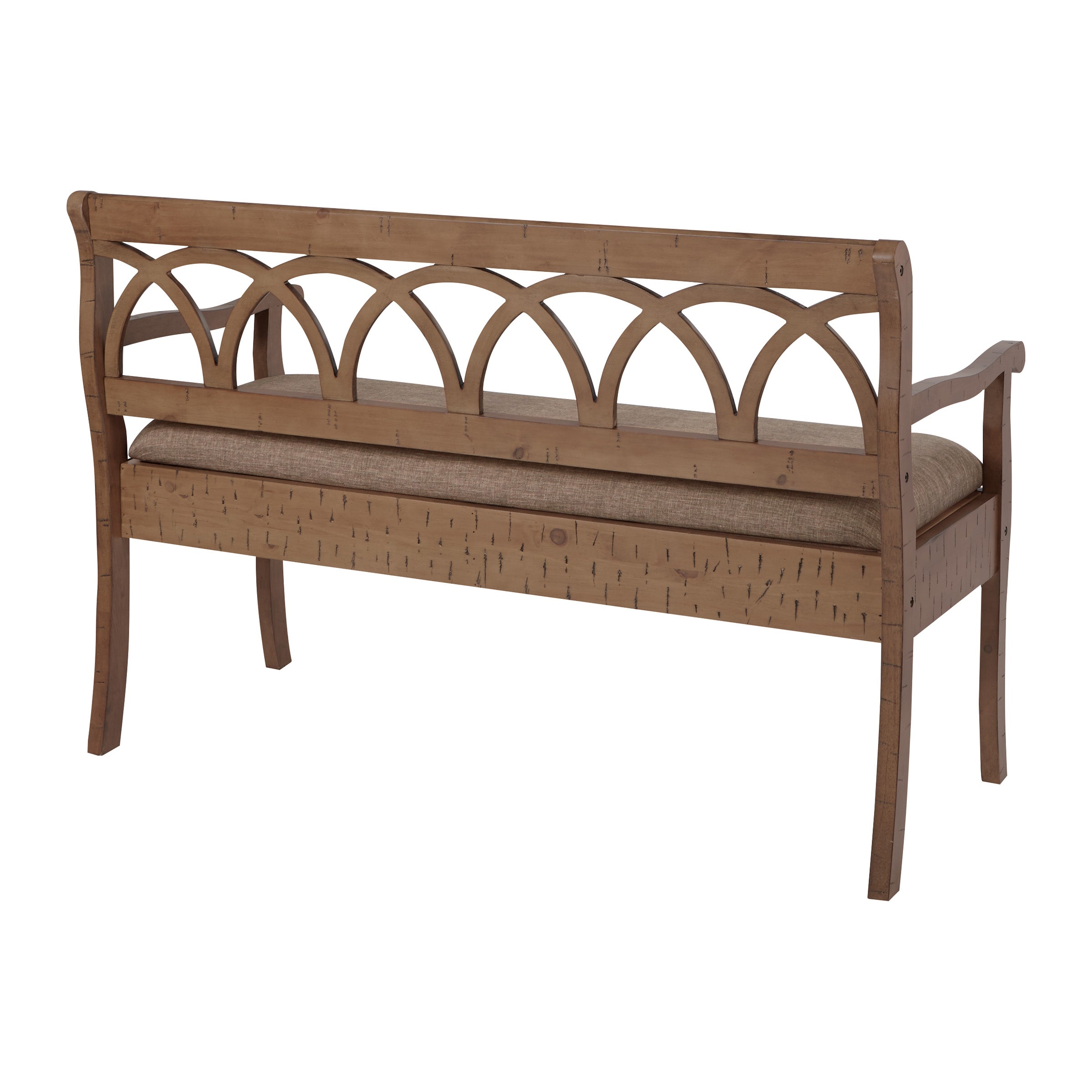 Coventry Storage Bench - Distressed Toffee