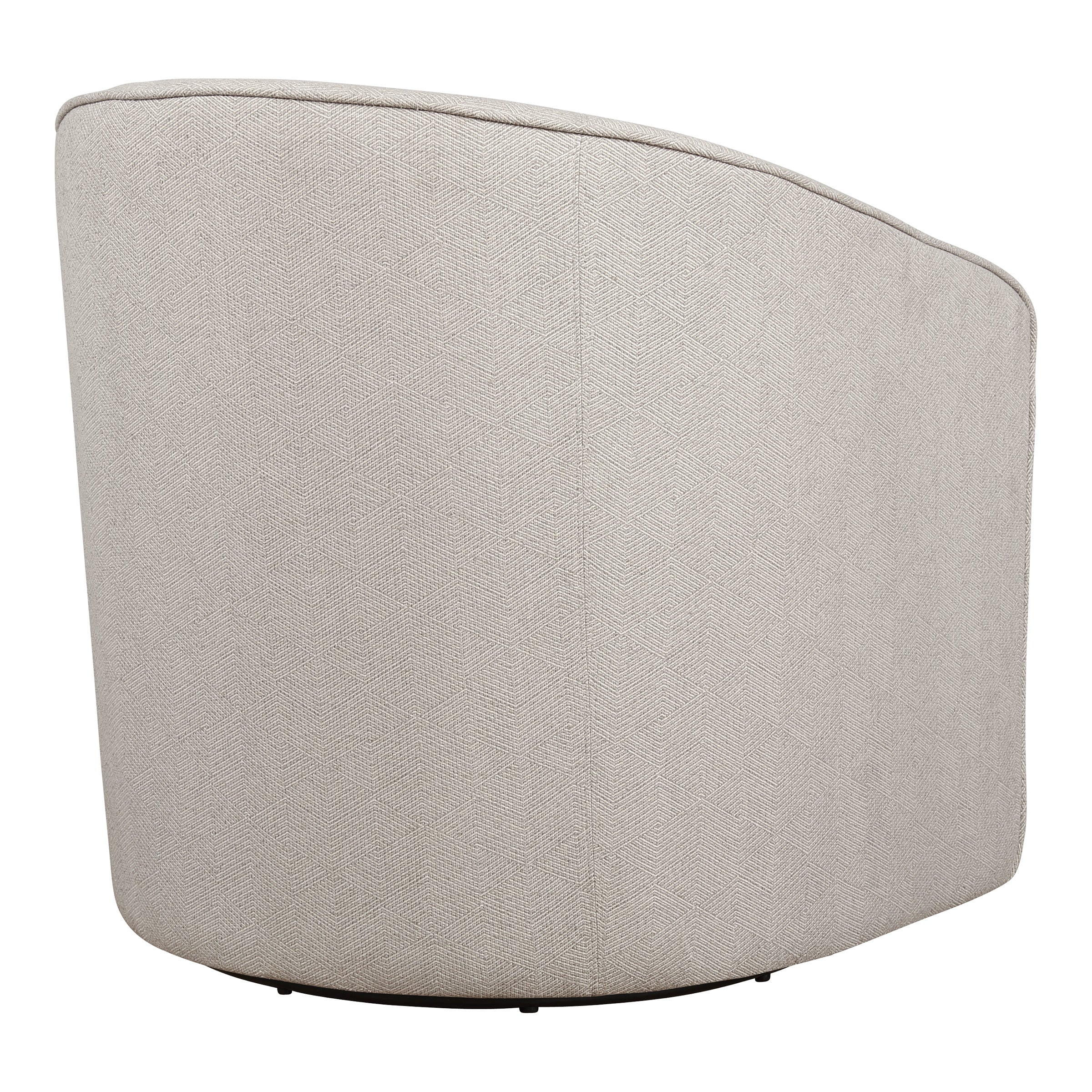Danica Swivel Chair - Grey Zig-Zag